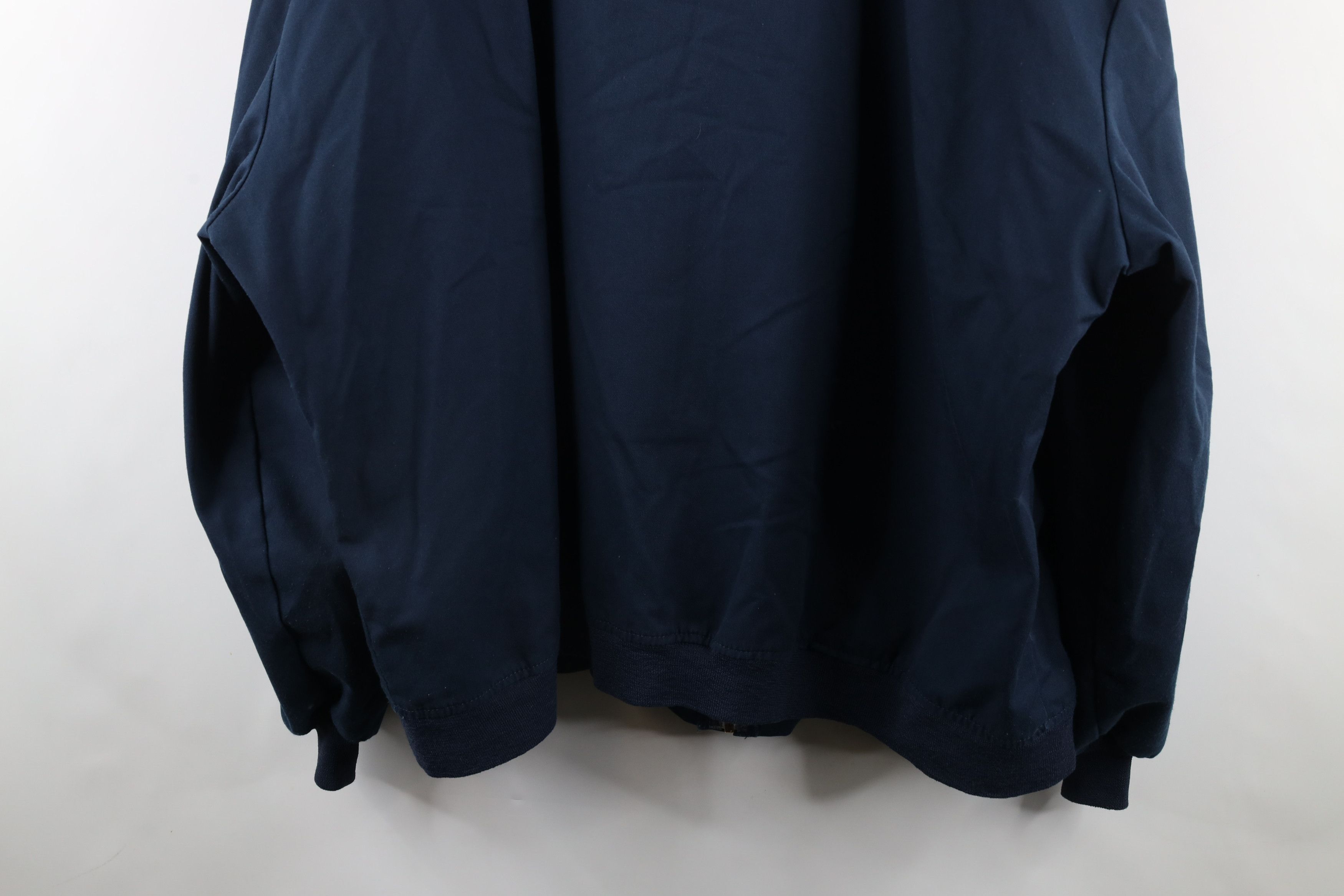 Vintage Vintage 90s Streetwear Workwear Mechanic Bomber Jacket Blue Size US XXL / EU 58 / 5 - 13 Thumbnail
