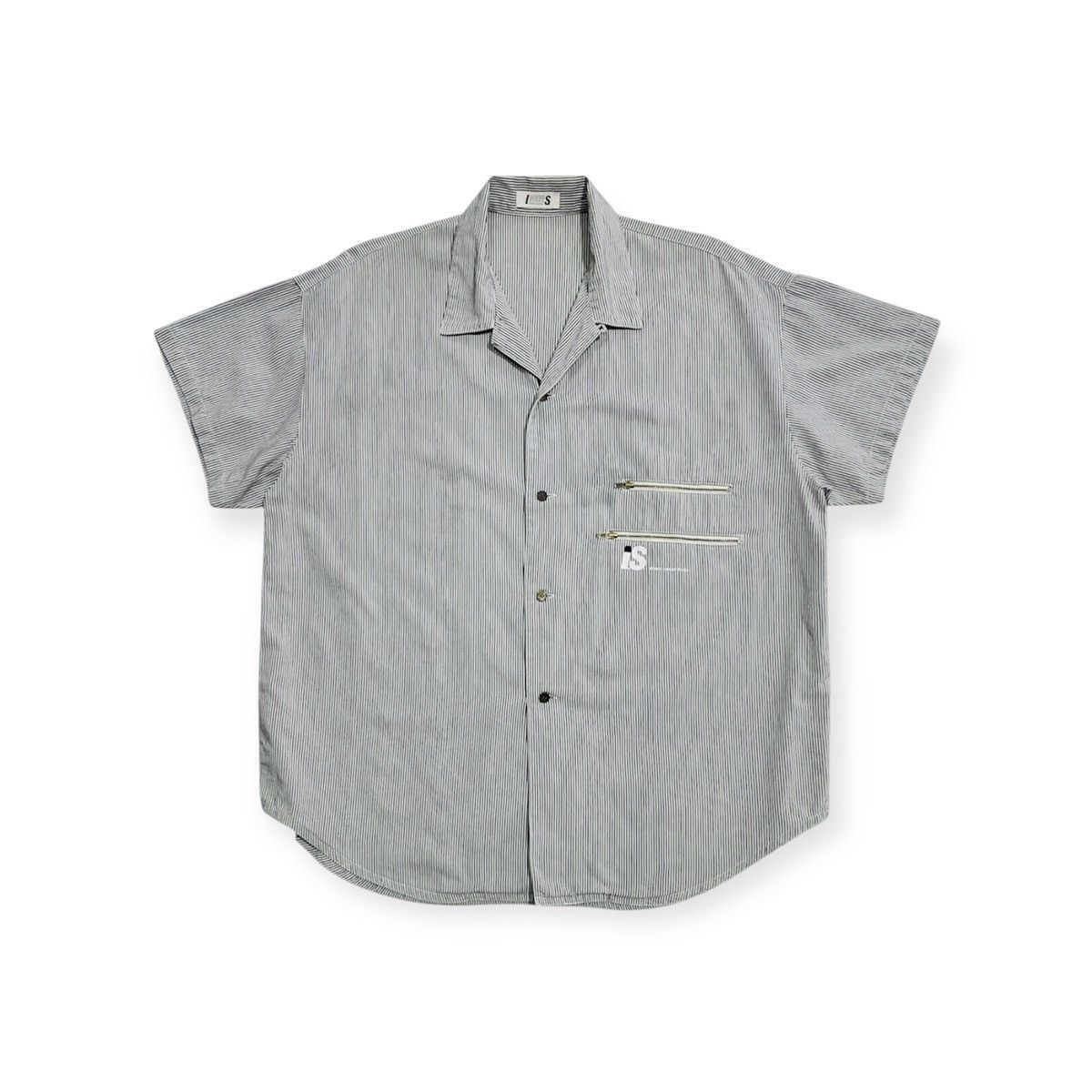 Issey Miyake Vintage Issey Miyake I.S. Stripes Shirt Size US L / EU 52-54 / 3 - 1 Thumbnail