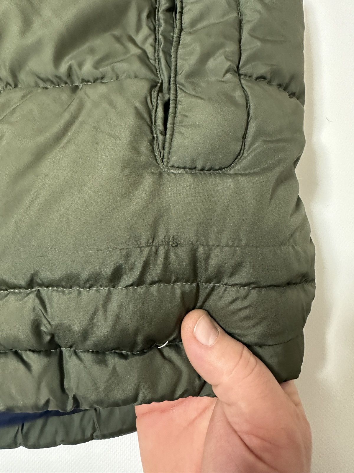 Nike × Vintage Y2k Vintage Nike Drill Puffer Down Vest Unisex Size XS / US 0-2 / IT 36-38 - 2 Thumbnail