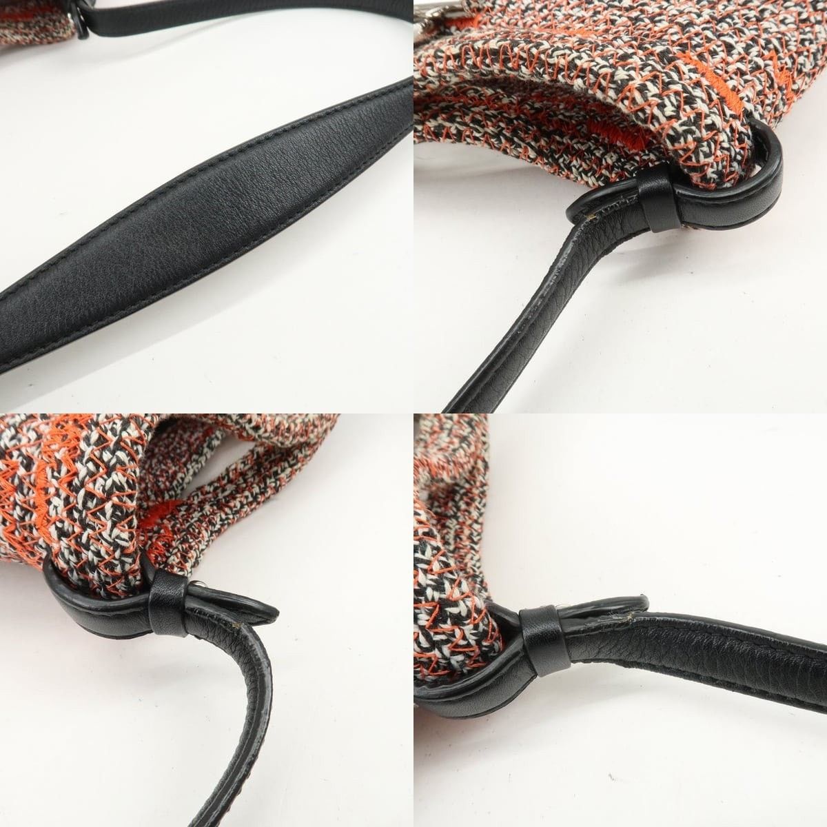 Balenciaga Balenciaga Zigzagger Canvas & Leather Shoulder Bag Size ONE SIZE - 4 Thumbnail