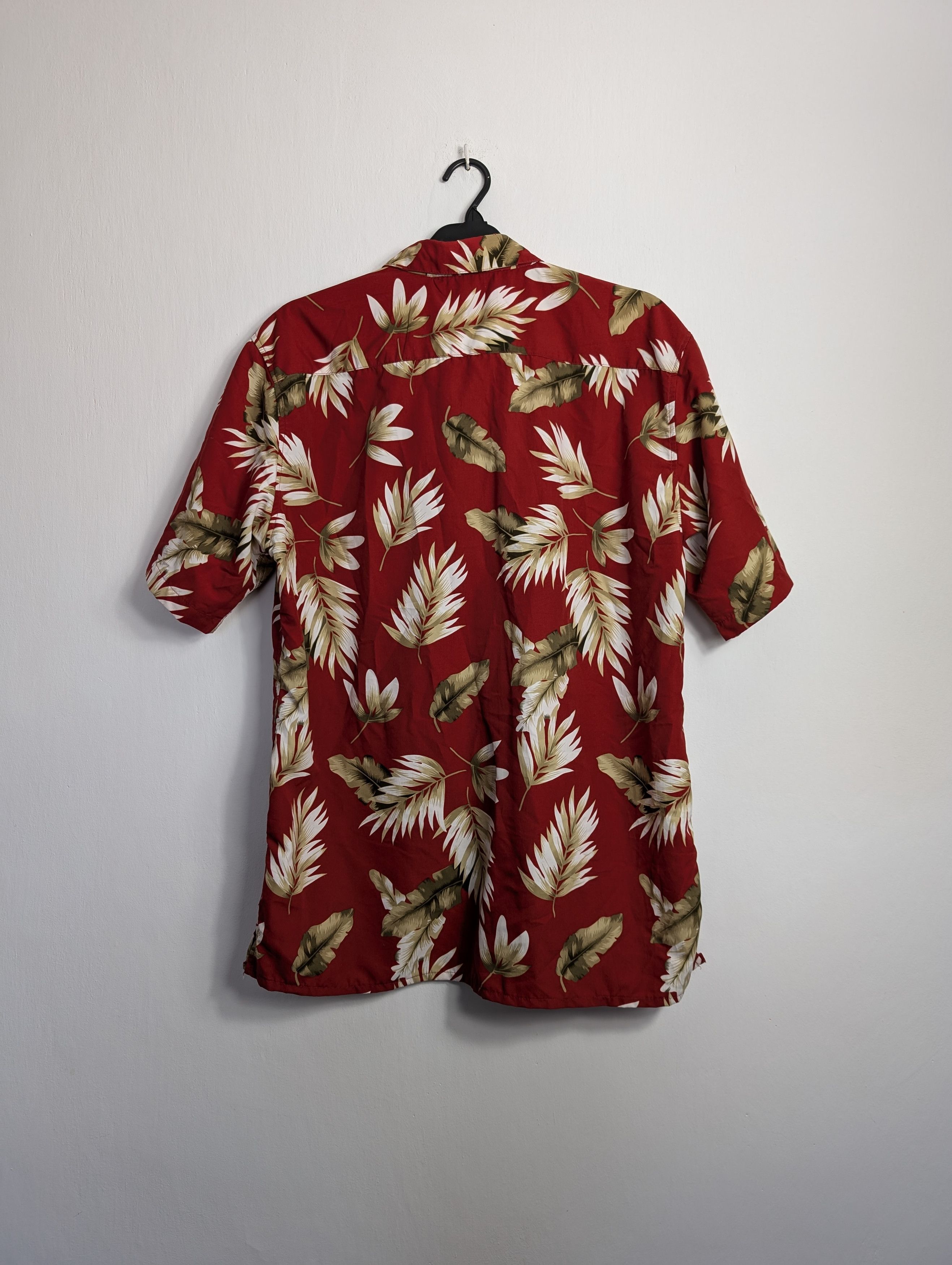 Vintage Vintage Y2K Hawaiian Shirt - Summer Floral Palm Tree Print Size US L / EU 52-54 / 3 - 3 Thumbnail
