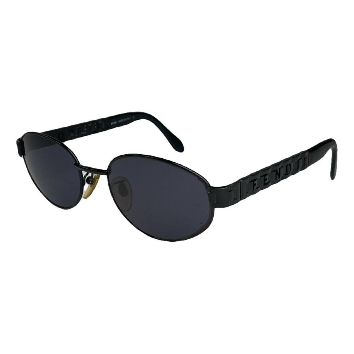 Fendi Black Metal Sunglasses Size ONE SIZE - 1 Thumbnail