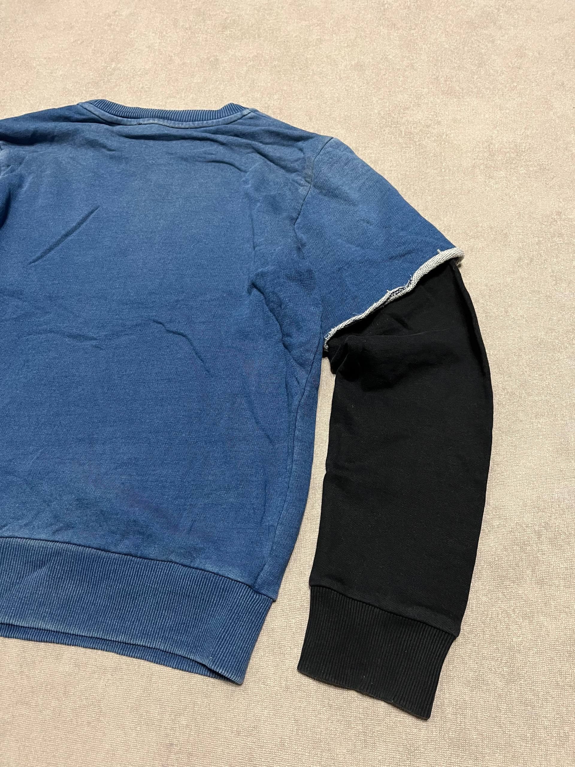 Diesel Vintage Diesel Blue Denim Sweatshirt Women`s Big Logo Sz 12 Size M / US 6-8 / IT 42-44 - 8 Thumbnail
