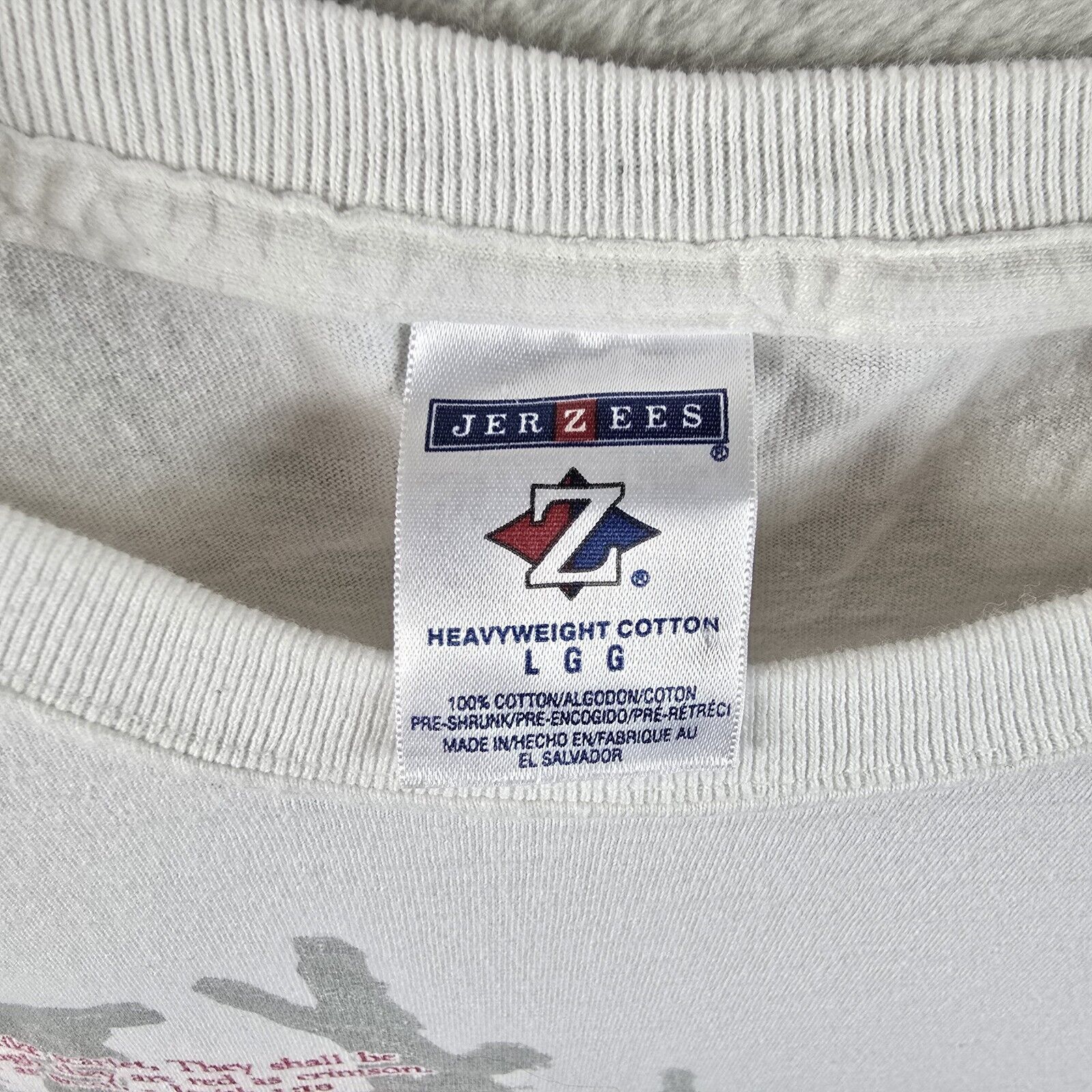 Jerzees Kerusso Christian Jesus Crucifixion T Shirt L Red White New Size US L / EU 52-54 / 3 - 5 Thumbnail