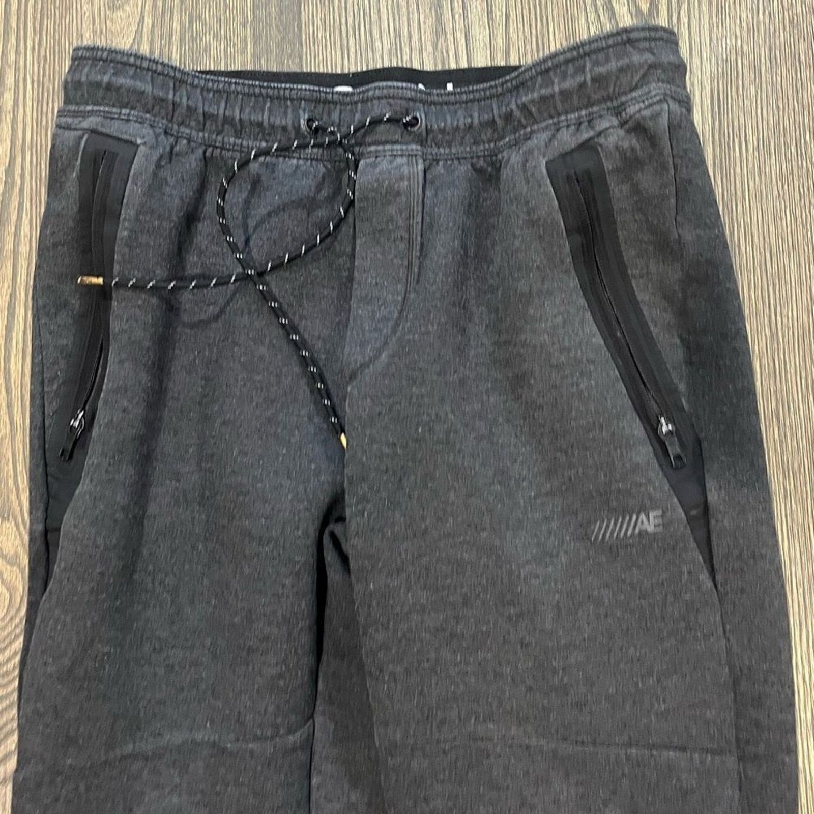 American Eagle Outfitters American Eagle Jogger Pants Mid Rise Elastic Waist Zipper M Size 28" / US 6 / IT 42 - 3 Thumbnail