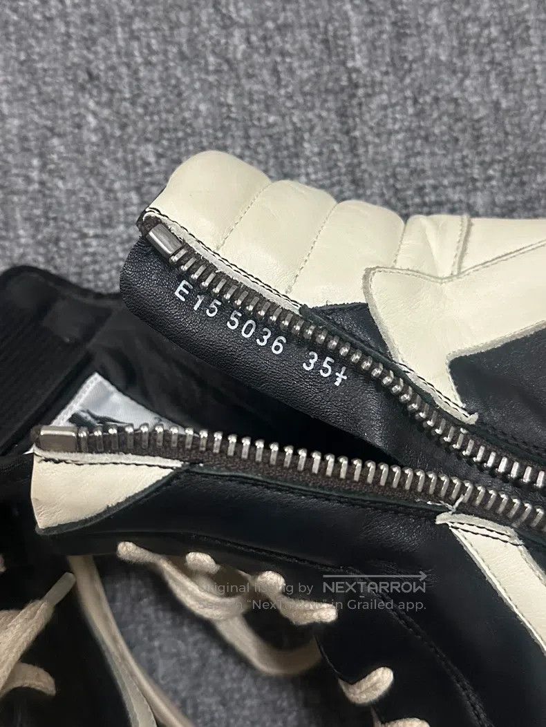 Rick Owens Rick Owens Mainline black and white cowhide inverted trian Size US 5 / IT 35 - 9 Thumbnail
