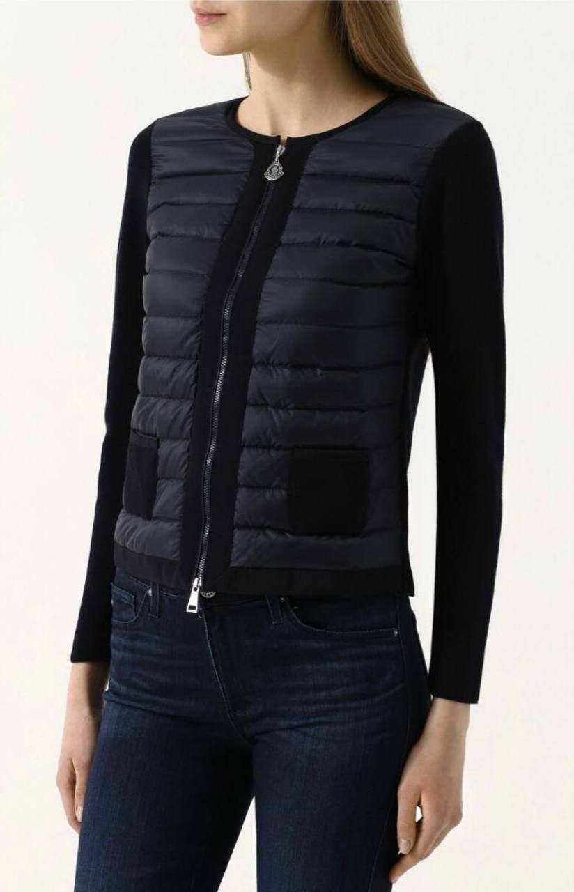 Moncler Moncler maglia tricot cardigan size M/L jacket Size L / US 10 / IT 46 - 1 Thumbnail