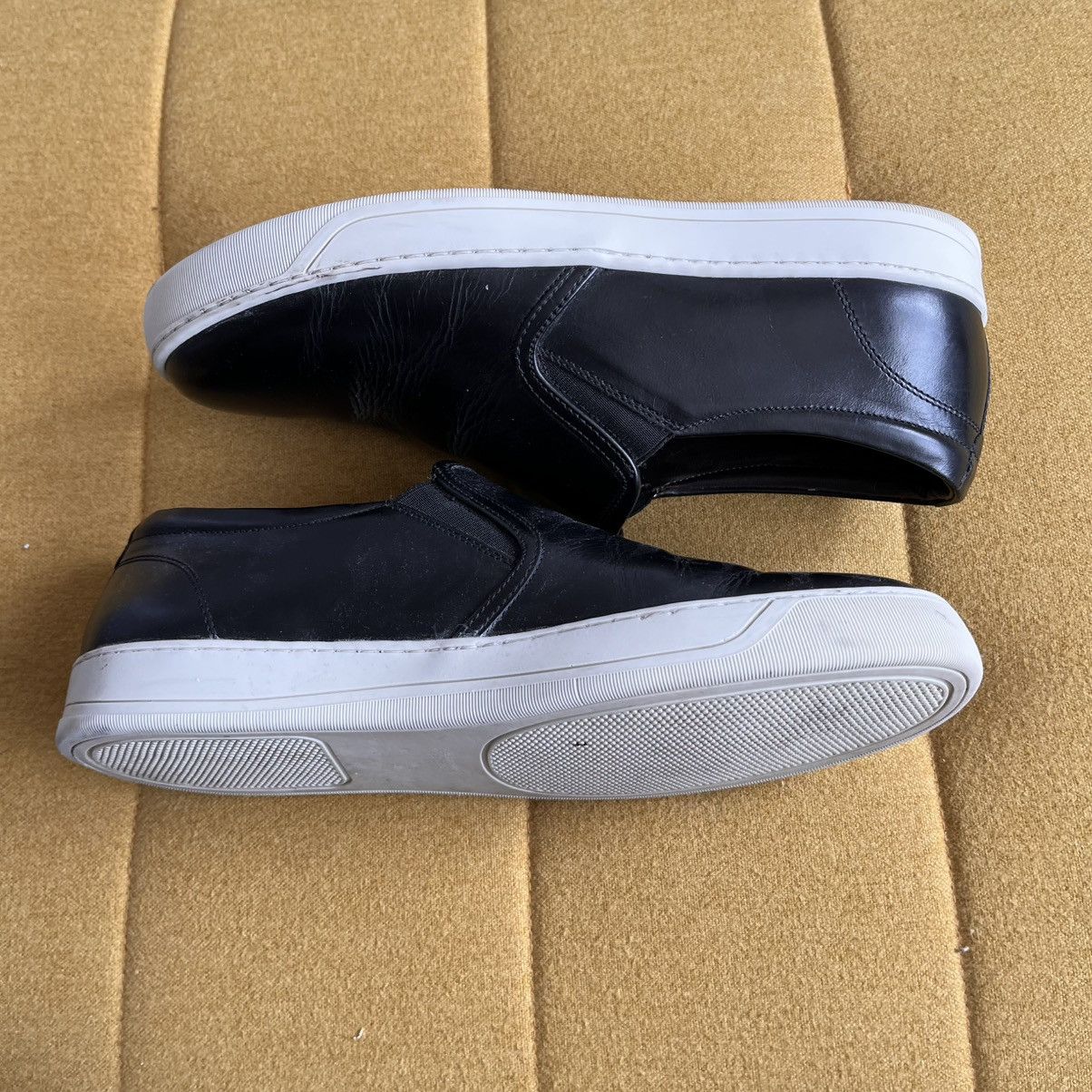 Bruno Magli Bruno Magli Wimpy Handmade Italian Leather Sneakers Black Size US 10.5 / EU 43-44 - 5 Thumbnail