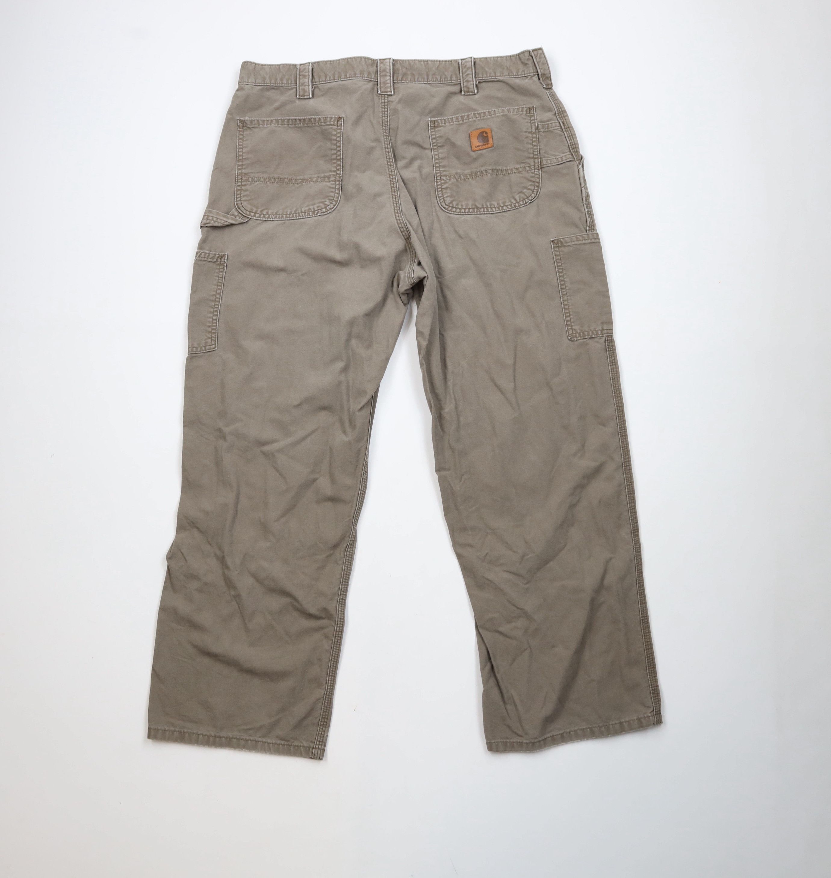 Carhartt Vintage Carhartt Dungaree Fit Wide Leg Pants Light Brown Size US 40 / EU 56 - 10 Thumbnail