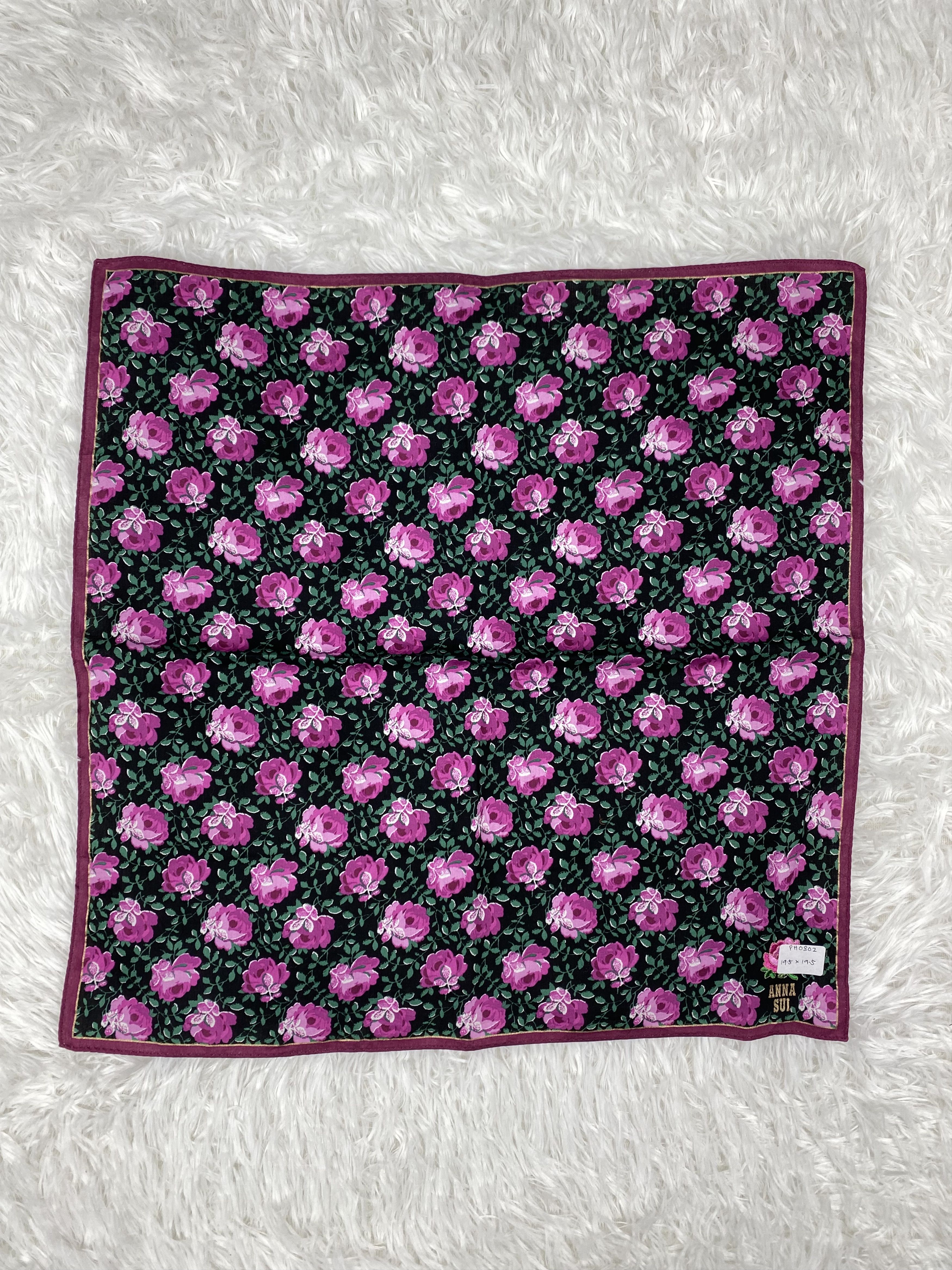 Designer × Vintage Vintage Anna Sui Handkerchief Neckerchief PH0802 Size ONE SIZE - 3 Thumbnail