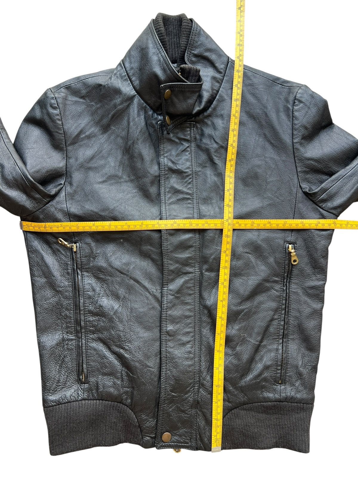 URBAN RESEARCH DOORS Urban Research Japan Black Zipper Leather Jacket Size US S / EU 44-46 / 1 - 14 Thumbnail