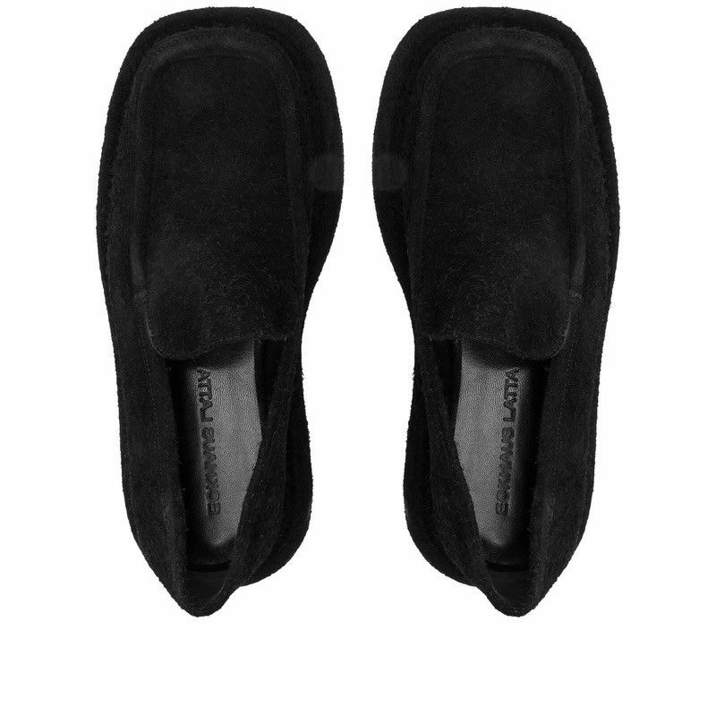 Eckhaus Latta !DS! FW23 Eckhaus Latta Stacked M Black Suede Loafers Size US 11 / EU 44 - 4 Thumbnail