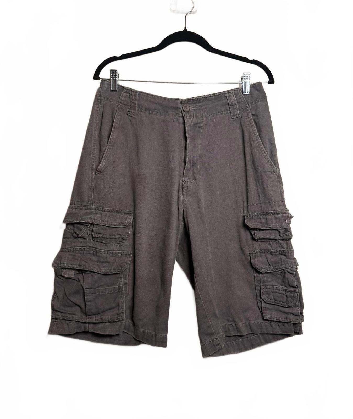 Ocean Pacific Mens Y2K OP Charcol Cargo Shorts Size US 30 / EU 46 - 1 Thumbnail
