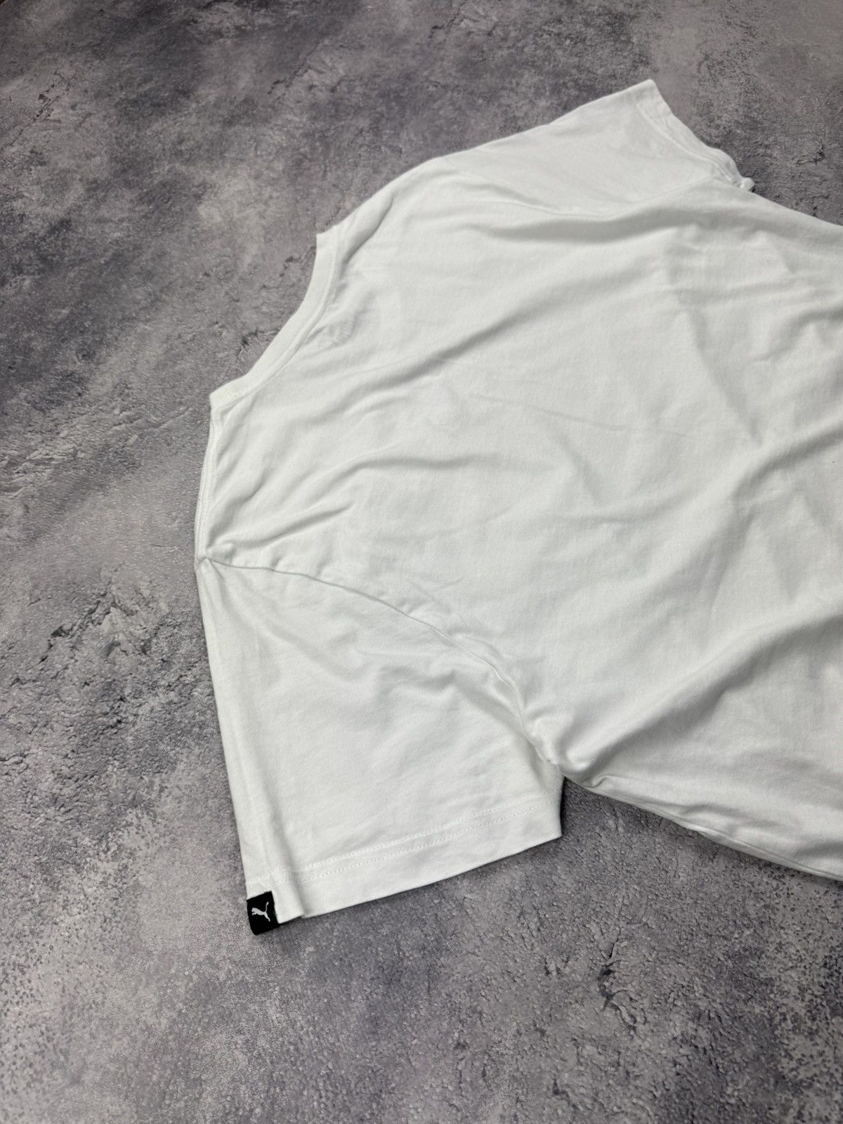 Puma Vetements Style Puma White Pocket Logo T- Shirt Mens Tee Size US L / EU 52-54 / 3 - 11 Thumbnail