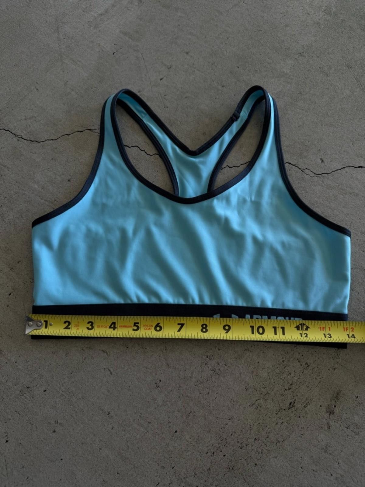 Under Armour Under Armour / Racerback Sports Bra / Blue Size ONE SIZE - 6 Thumbnail