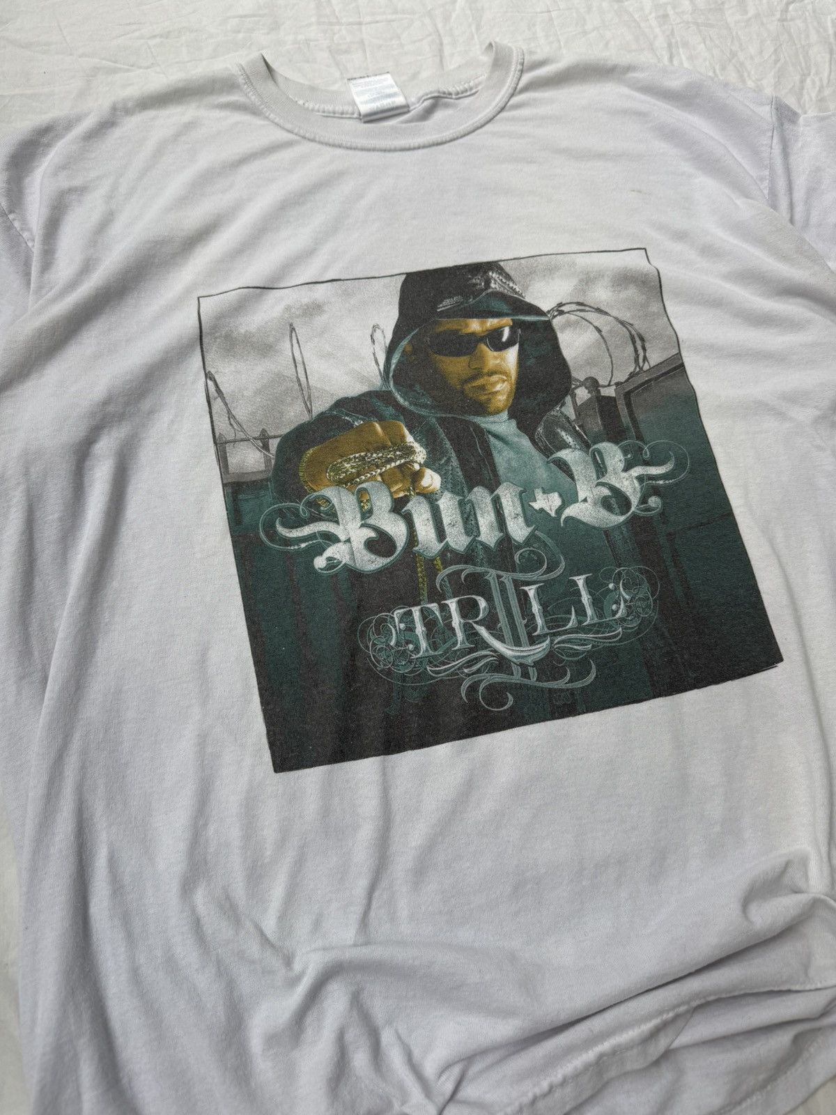 Rap Tees Vintage Y2K Rap Alot Fubu Bun B Rap T shirt Rare Size US XL / EU 56 / 4 - 4 Thumbnail