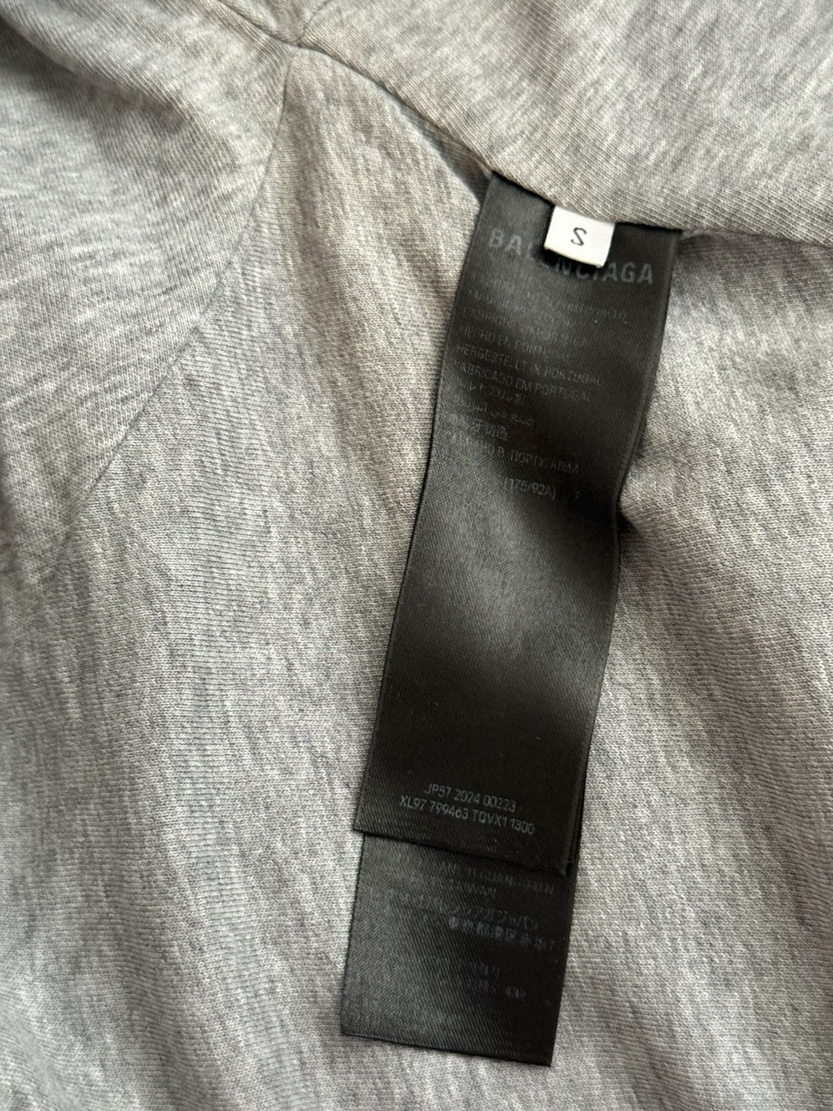 Balenciaga Balenciaga grey Incognito Hoodie Size US S / EU 44-46 / 1 - 5 Thumbnail