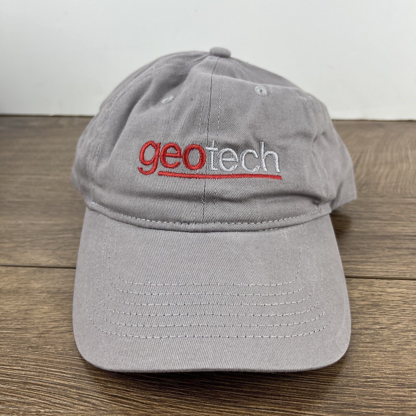 Other Geotech Hat Geo Tech Gray Hat Adjustable Adult Size Hat Cap Size ONE SIZE - 6 Thumbnail