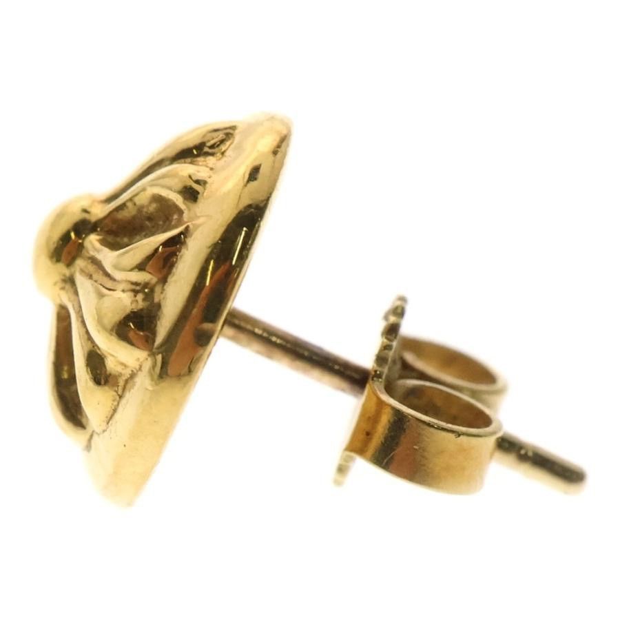 Chrome Hearts Chrome Hearts 22K Gold stud cross ball Earring Size ONE SIZE - 3 Thumbnail