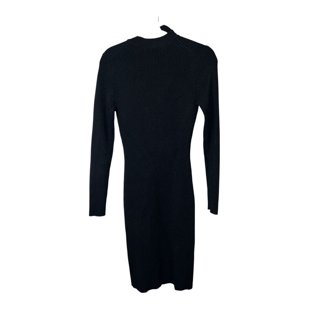 Michael Kors Michael Kors Ribbed Lace-Up Sweater Dress Black Gold NWT Size M / US 6-8 / IT 42-44 - 5 Thumbnail