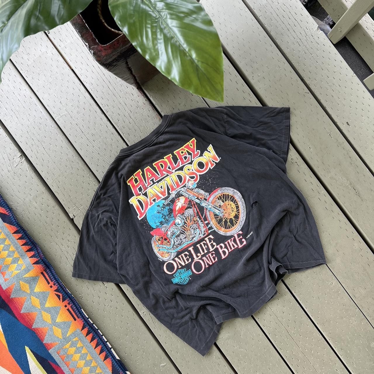 image of Harley Davidson Tee in Black, Men's (Size XL)