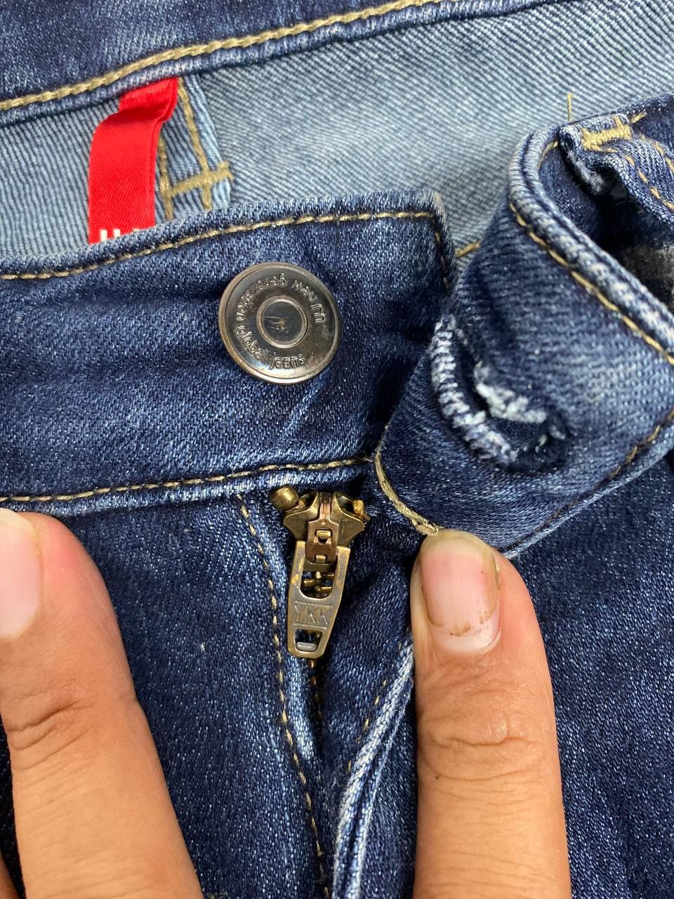 Japanese Brand × Uniqlo uniqlo japanese brands custom denim Size 41" - 15 Thumbnail