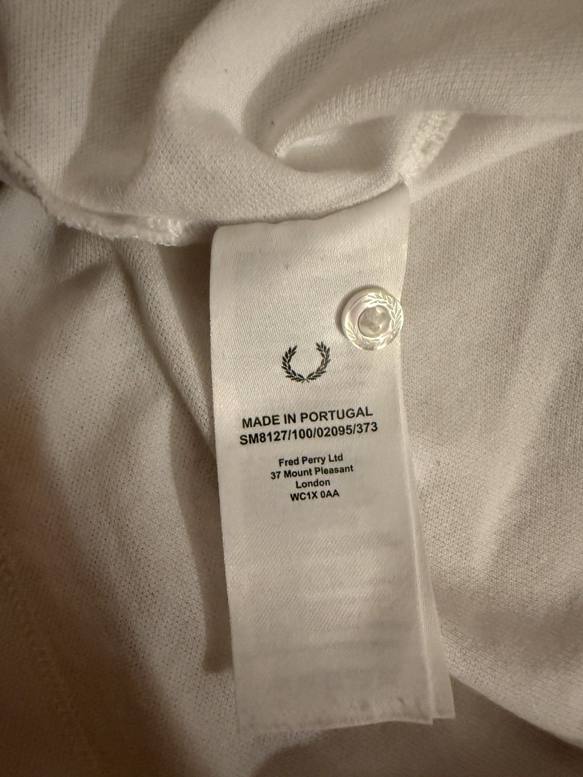 Fred Perry × Raf Simons Raf Simons x Fred Perry White Polo Shirt M Unisex Size US M / EU 48-50 / 2 - 4 Thumbnail