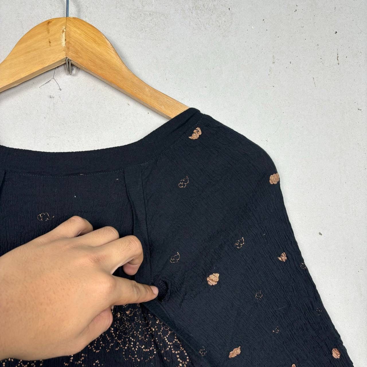 Tsumori Chisato Tsumori Chisato Archive Bronze Print Textured Midi Dress 2 Size M / US 6-8 / IT 42-44 - 9 Thumbnail