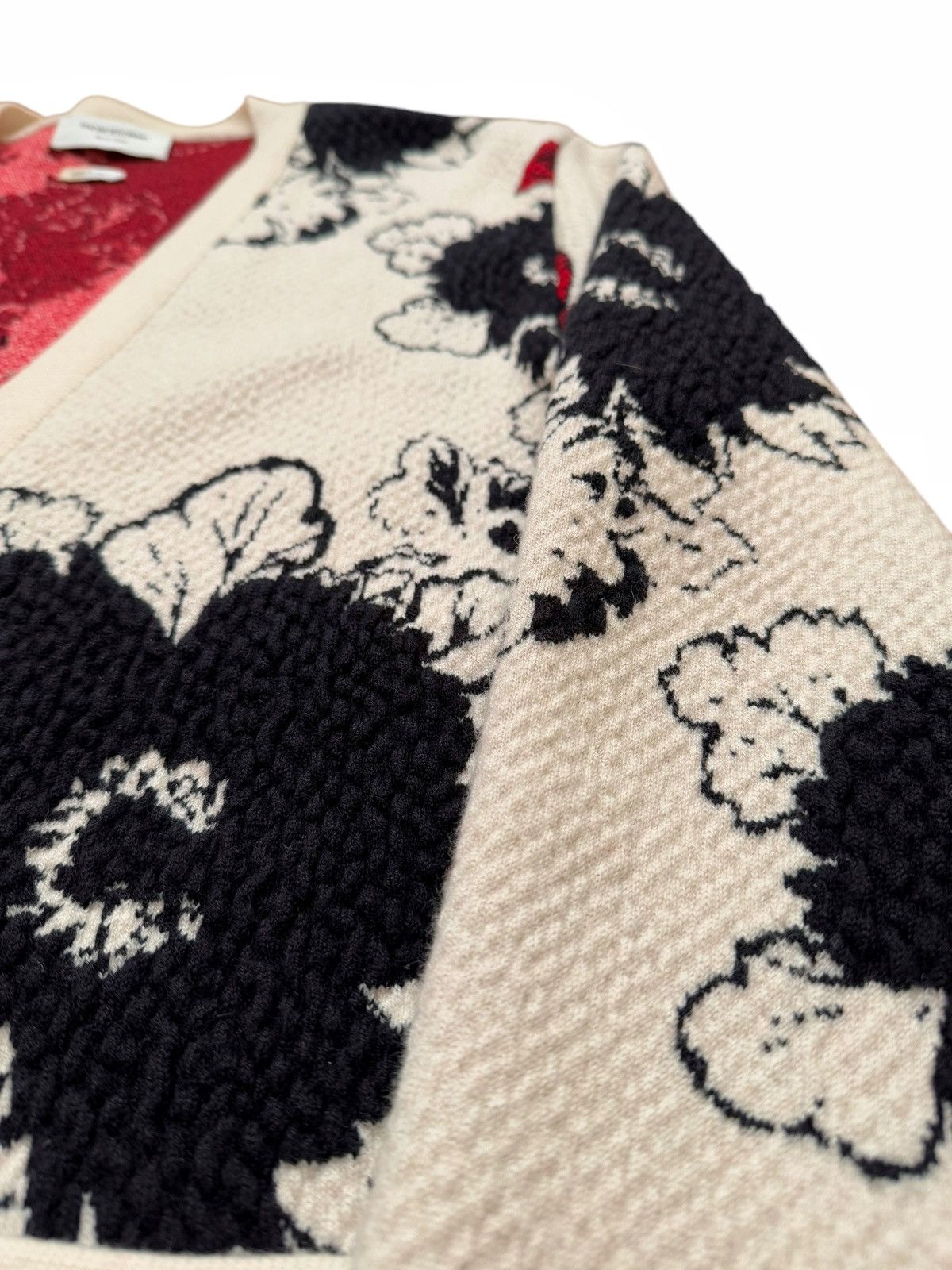 Thom Browne Textured Cashmere Koi Fish Cardigan Size US XXL / EU 58 / 5 - 4 Thumbnail