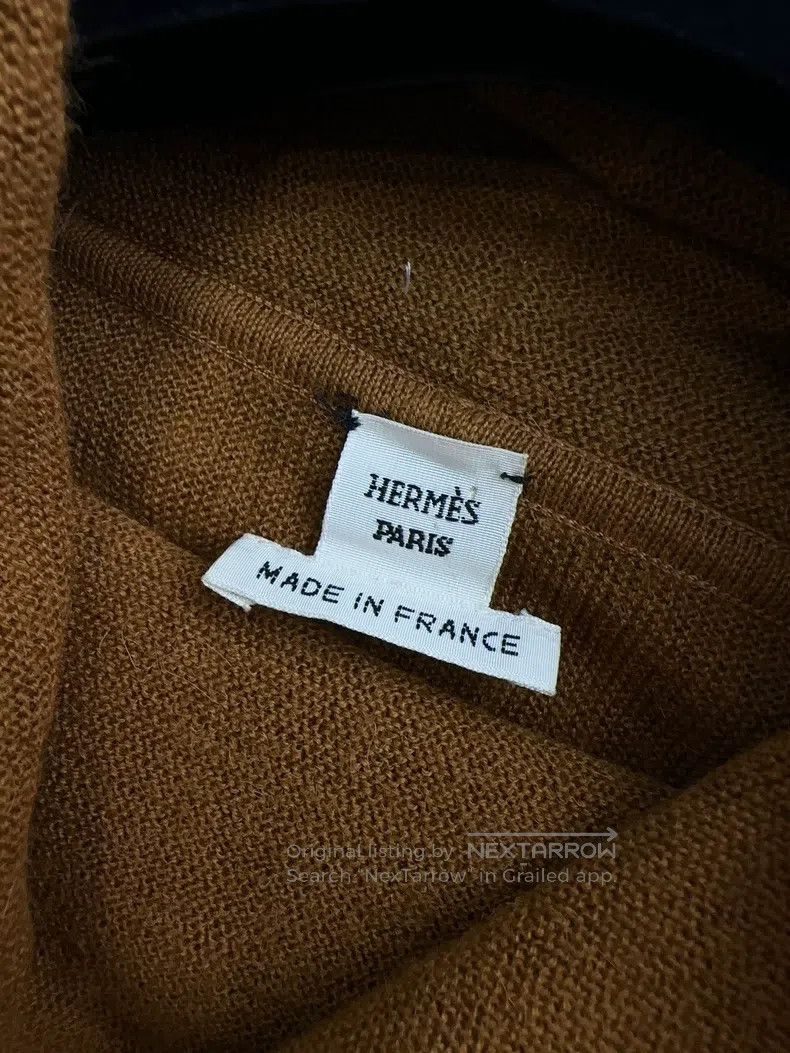 Hermes Hermes Ginger Yellow Knit Jacquard Silk Phoenix Pattern Lo Size XS / US 0-2 / IT 36-38 - 3 Thumbnail