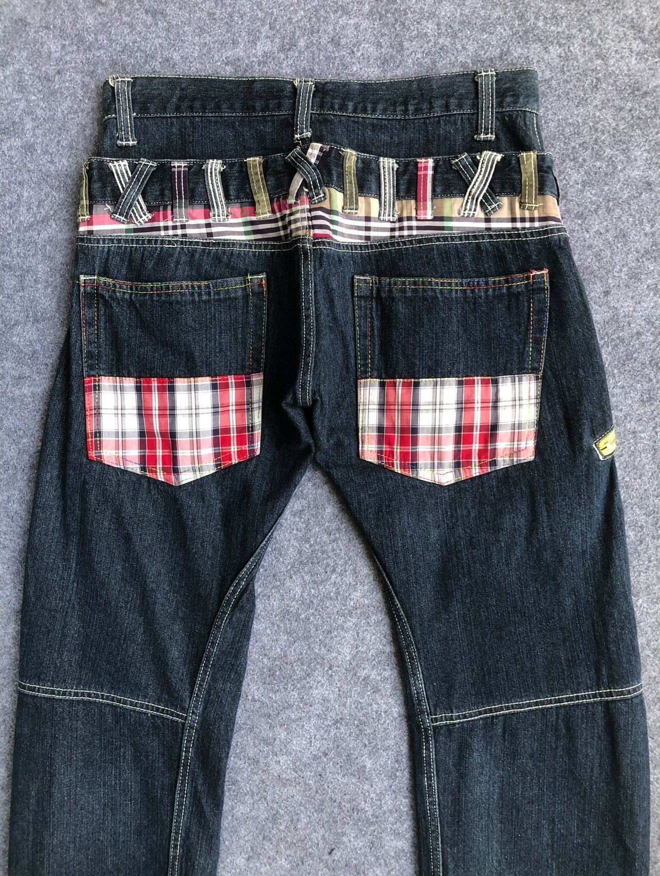 Seditionaries Last Drop🔥Rare🔥Dominate Handcrafted Double Waist Jeans Size US 32 / EU 48 - 3 Thumbnail