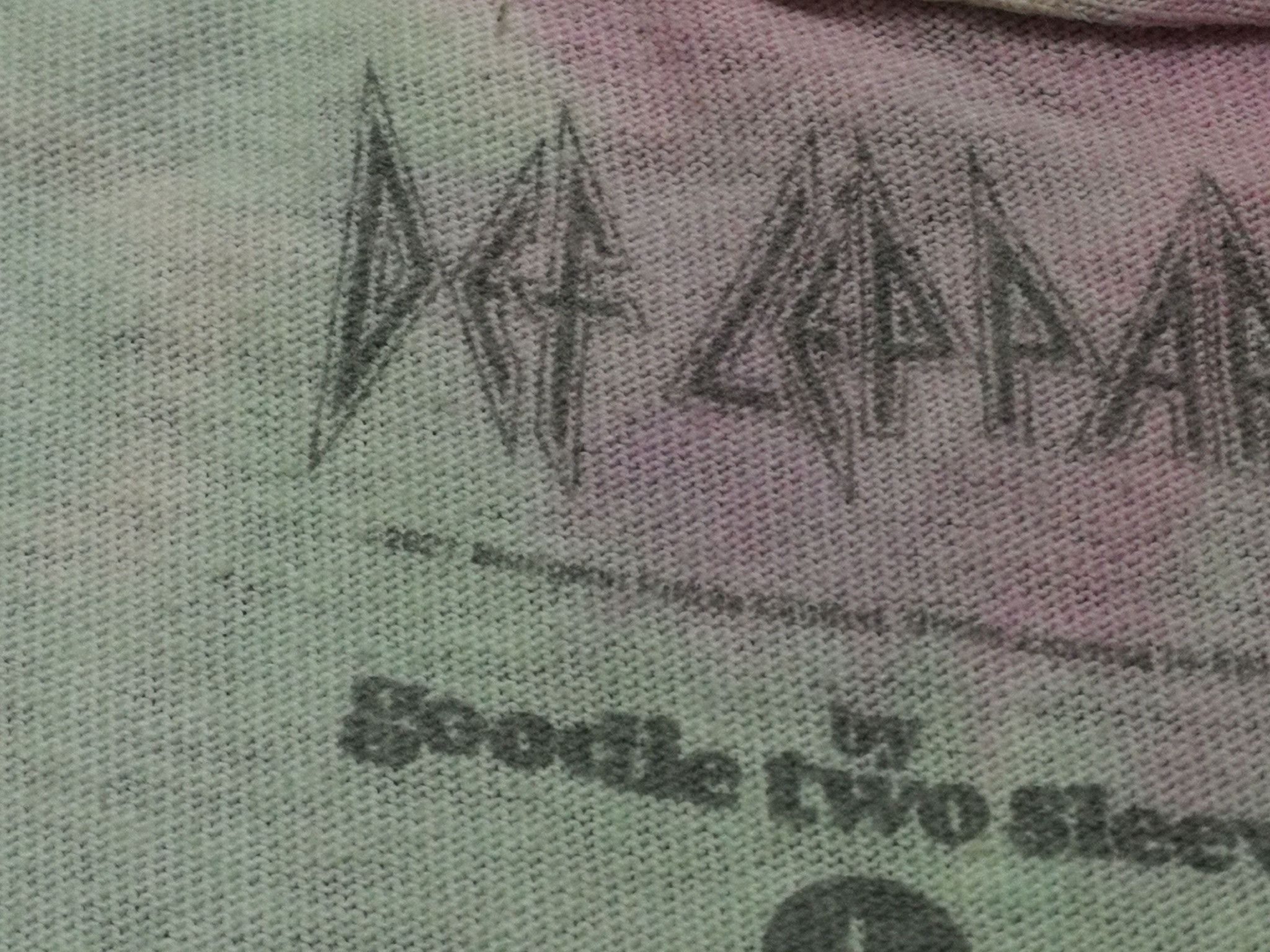 Other Def Leppard High n DRY tie die tee L 1872 Size US L / EU 52-54 / 3 - 3 Thumbnail