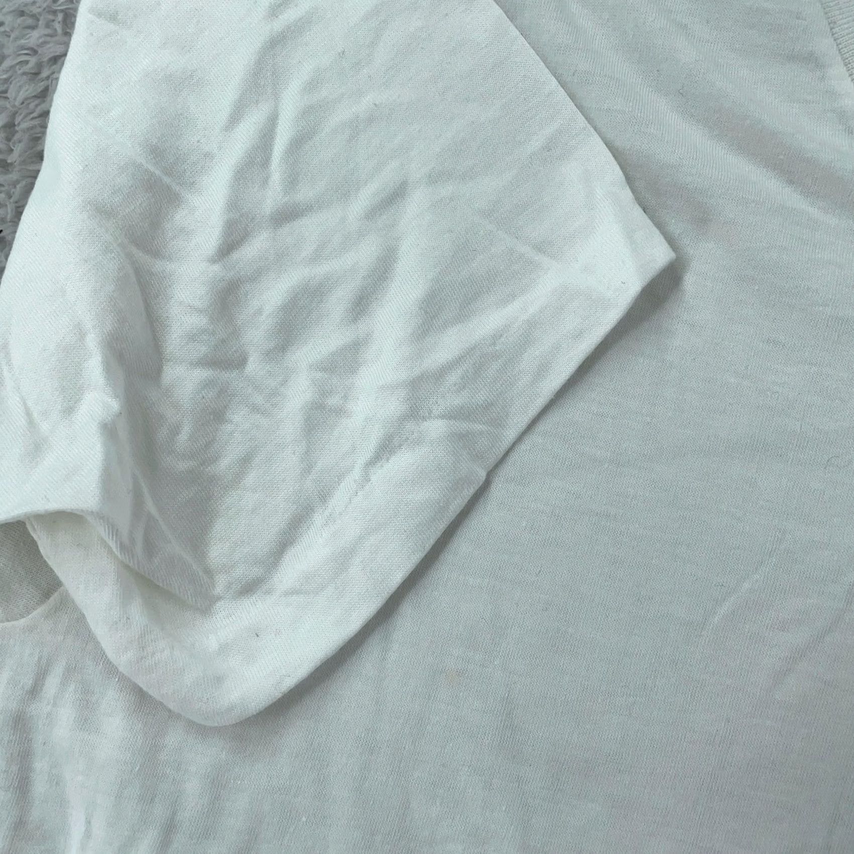 Sears VINTAGE Sears Golden Comfort Shirt M White Cotton Jersey Undershirt Sanfor Knit Tee Mens Exc. Preshrunk Blank White V-Neck Size US M / EU 48-50 / 2 - 3 Thumbnail