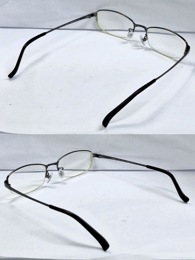 Other LAPHAS 947 GUMMETAL Titanium Half-Rim Glasses Made in Japan Size ONE SIZE - 7 Thumbnail