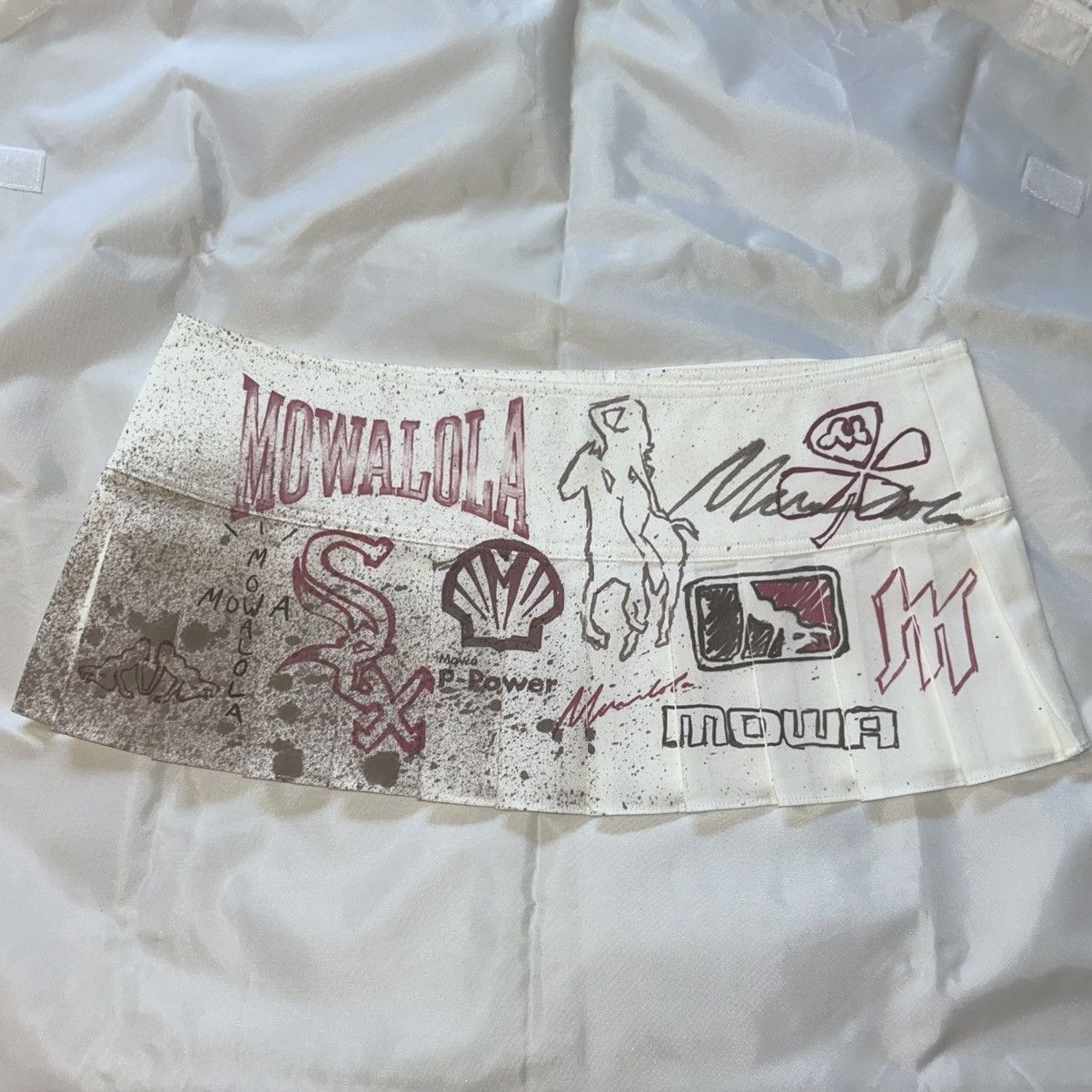 Mowalola Cactus Jack by Travis Scott x MOWALOLA Dirt BGC Skirt “Ash” Size 34" / US 12 / IT 48 - 2 Thumbnail