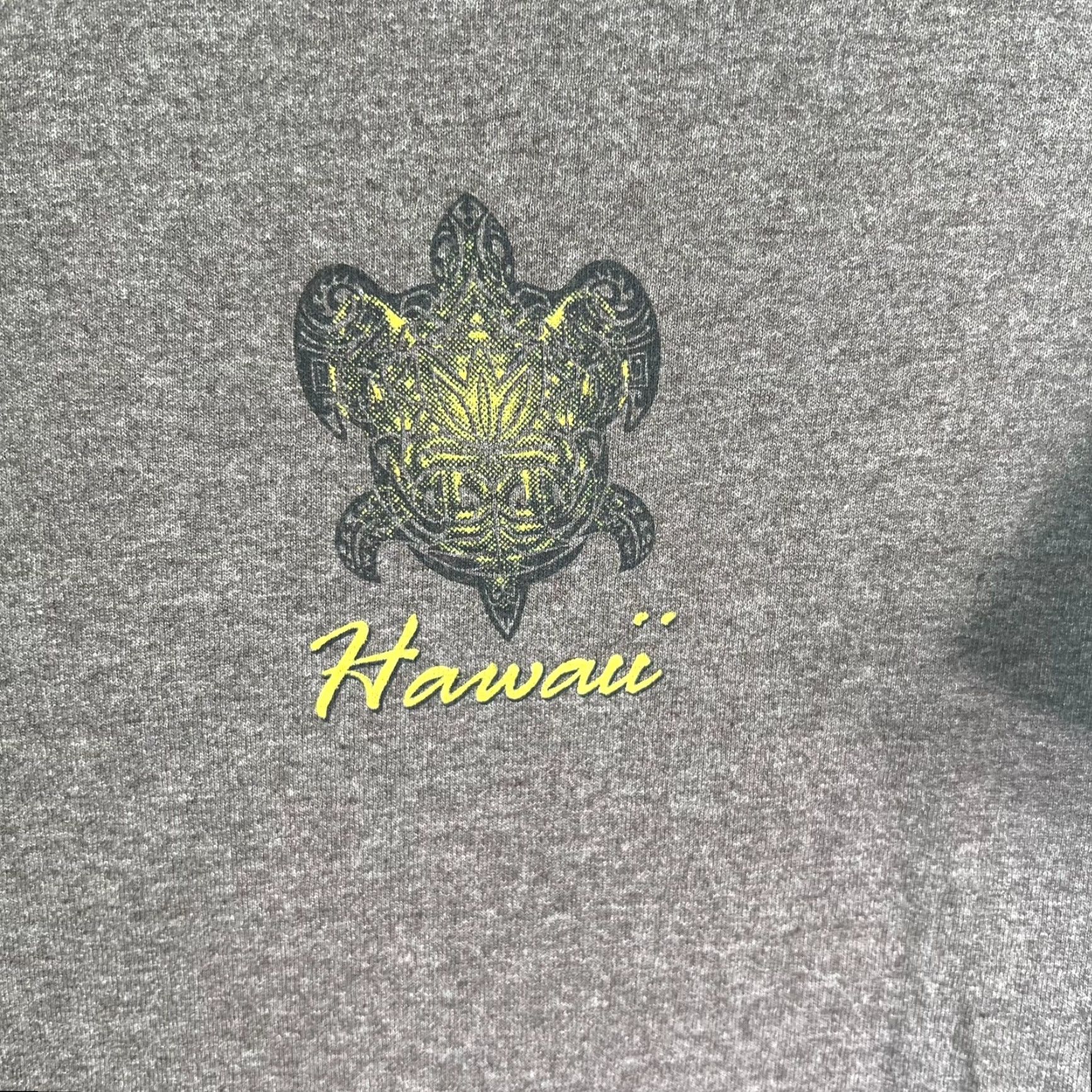 Vintage VINTAGE Alstyle T-Shirt Mens XL Heather Gray Hawaii Turtle T Shirt Crew Neck Short Sleeve Graphic Print Logo Friends 90s Decade Size US XL / EU 56 / 4 - 3 Thumbnail