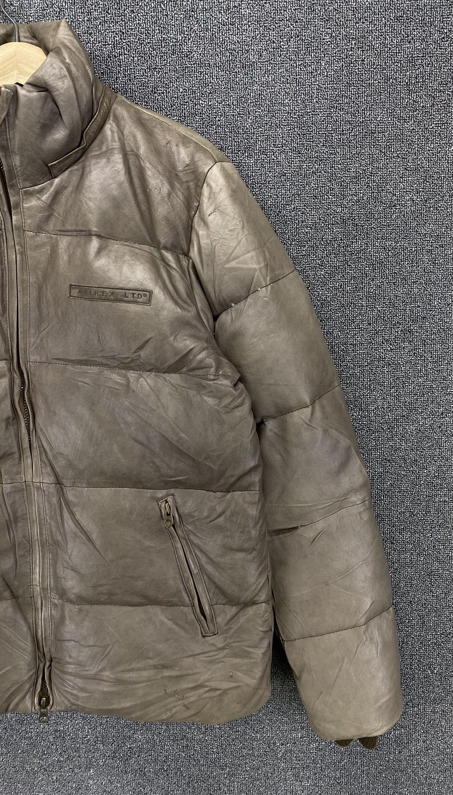 Avirex Vintage Avirex Flight Garment Leather Down Jacket Size US L / EU 52-54 / 3 - 4 Thumbnail