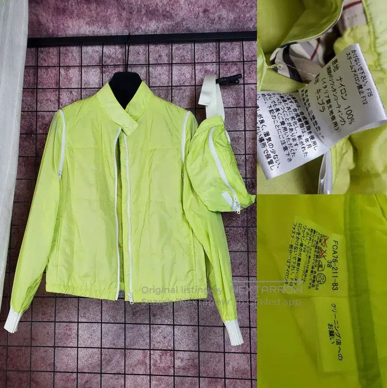 Burberry Burberry Women's Neon Short Sleeve Jacket. Size S / US 4 / IT 40 - 2 Thumbnail