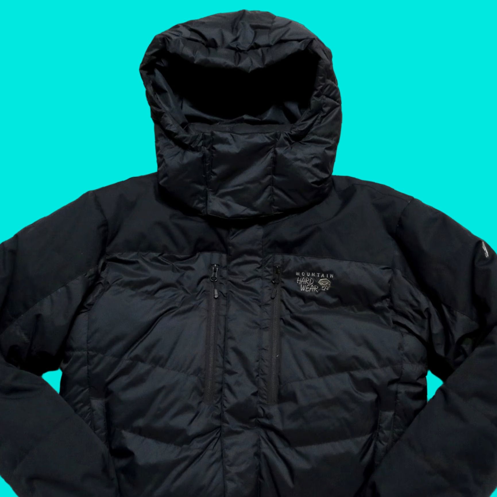 Mountain Hardwear VINTAGE Mountain Hardwear Hooded Puffer Down Jacket Size M Black Size US M / EU 48-50 / 2 - 1 Thumbnail