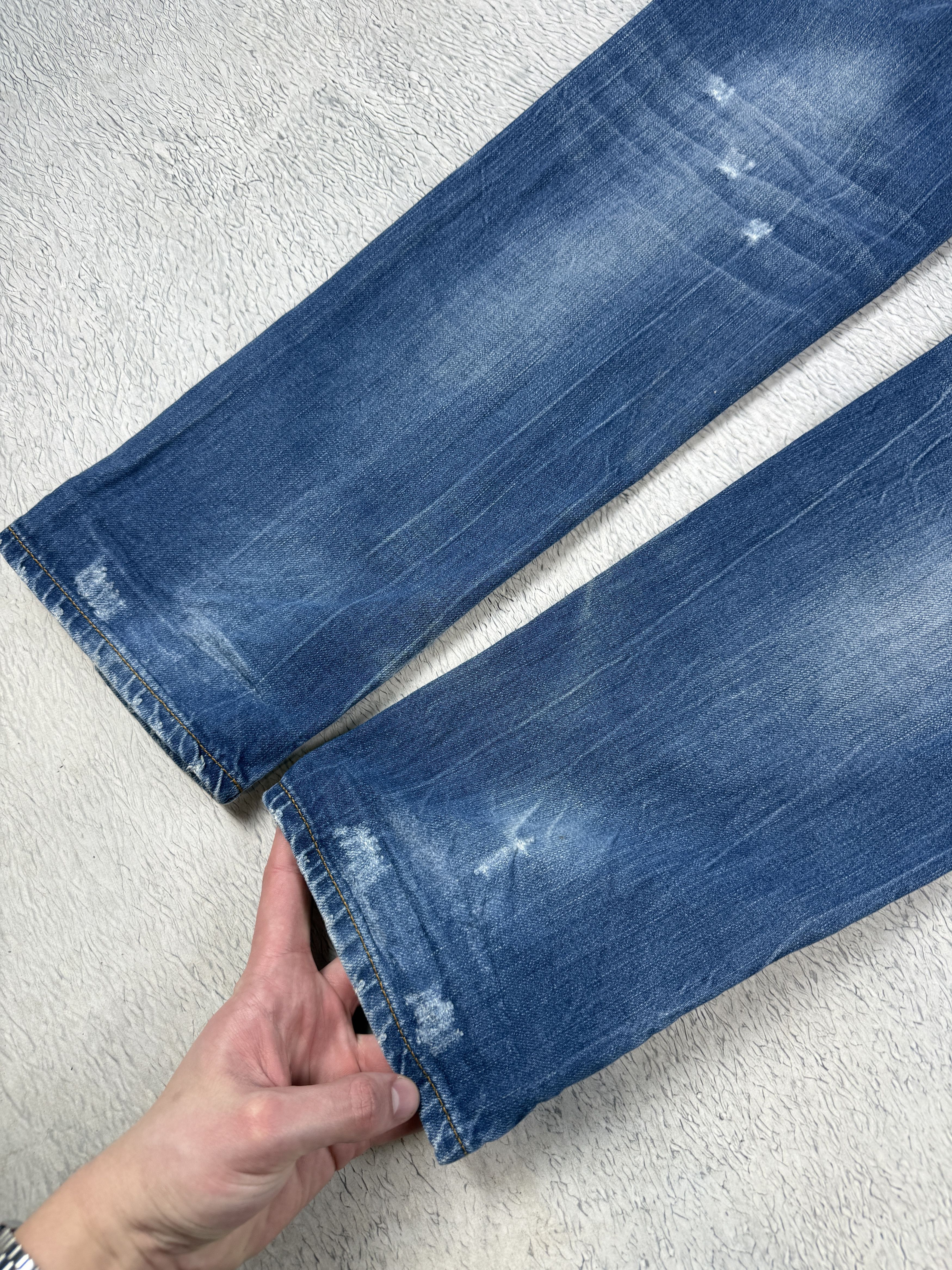 Diesel Diesel x Adidas Jeans Selvedge Ripped Viker-Ad Streetwear Size US 32 / EU 48 - 12 Thumbnail