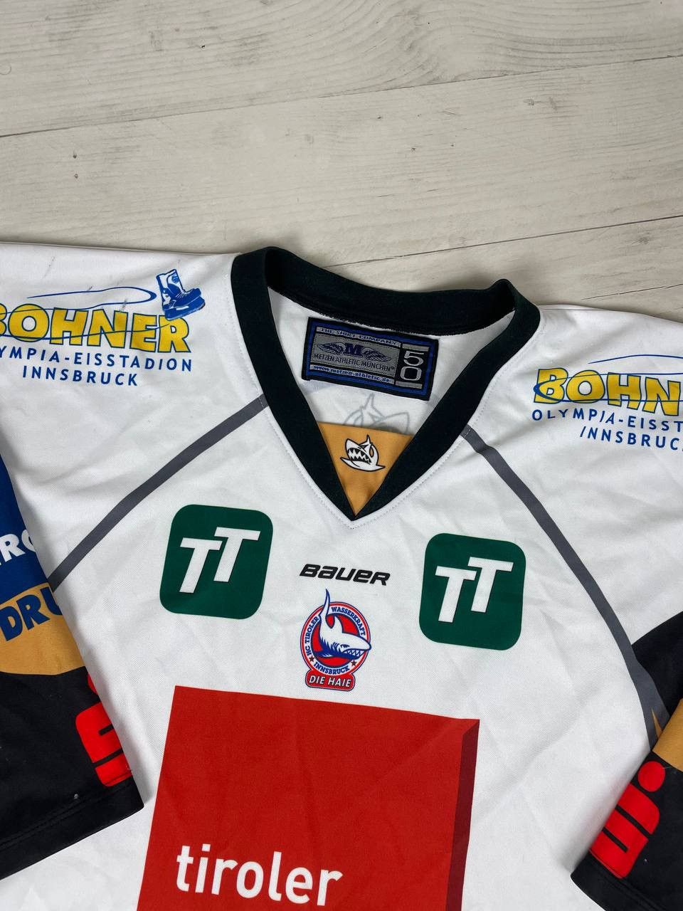 NHL Vintage Tiroler Wasserkraft Innsbruck Hockey NHL Jersey Size US M / EU 48-50 / 2 - 2 Thumbnail