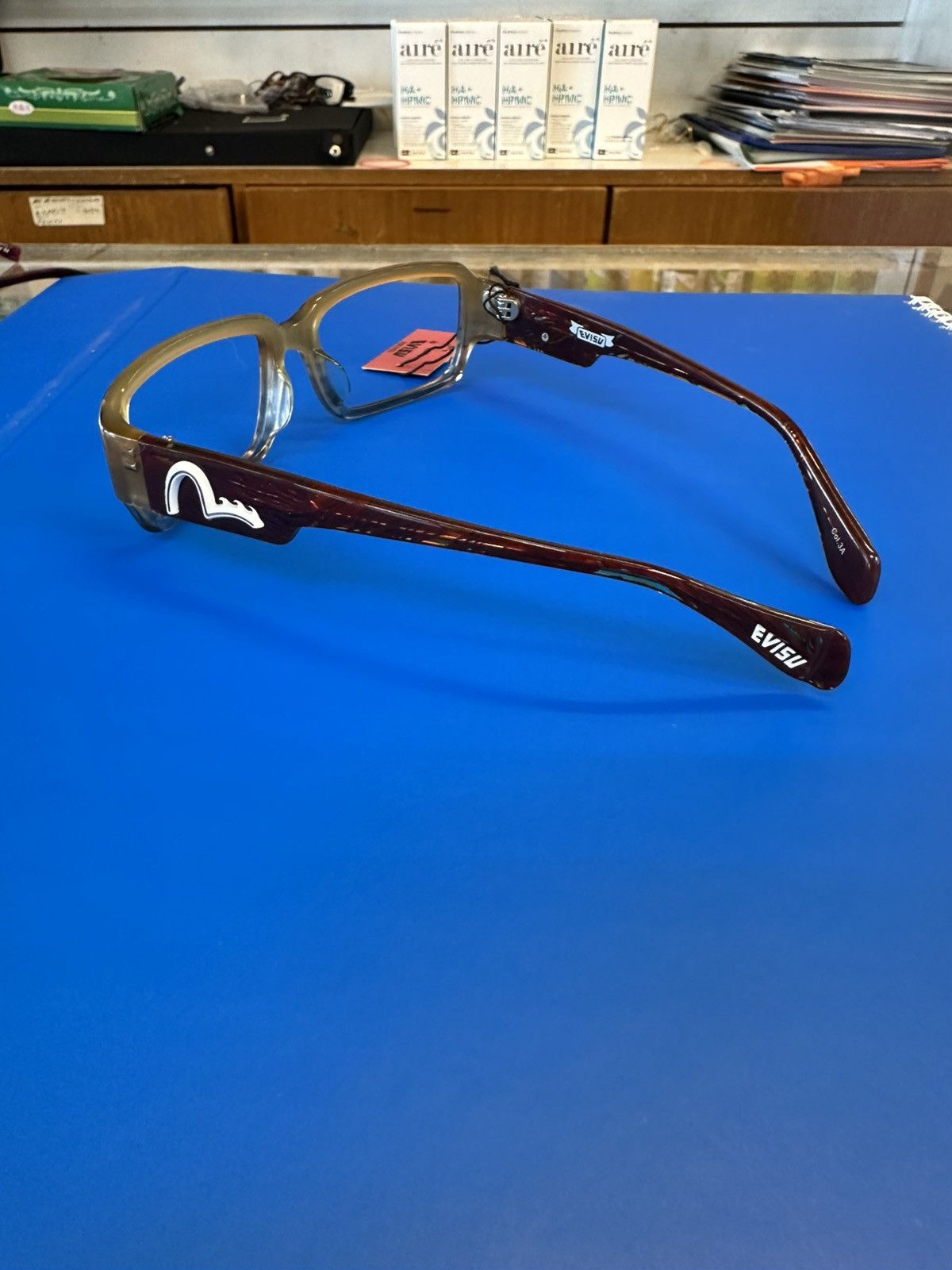 Evisu RARE Y2K Evisu Japan EVH-8295 55 🛑 17-135✔️Frames ONLY✔️ Size ONE SIZE - 1 Thumbnail