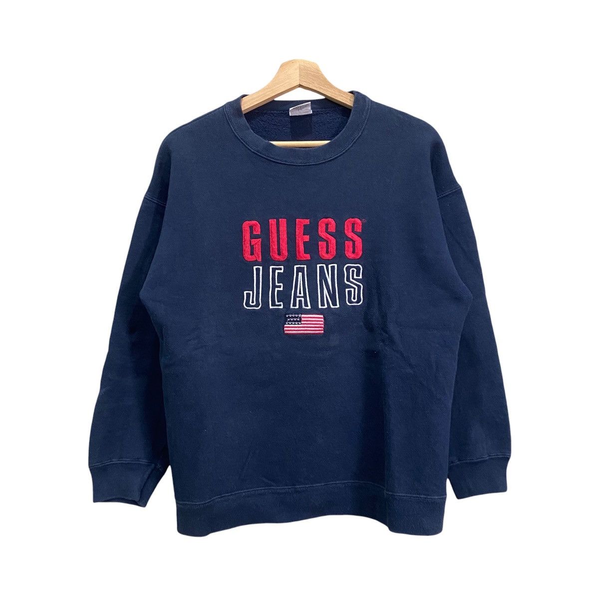 Guess Vintage 90s Guess Jeans USA Embroidered Crewneck Sweatshirt Size US S / EU 44-46 / 1 - 1 Thumbnail