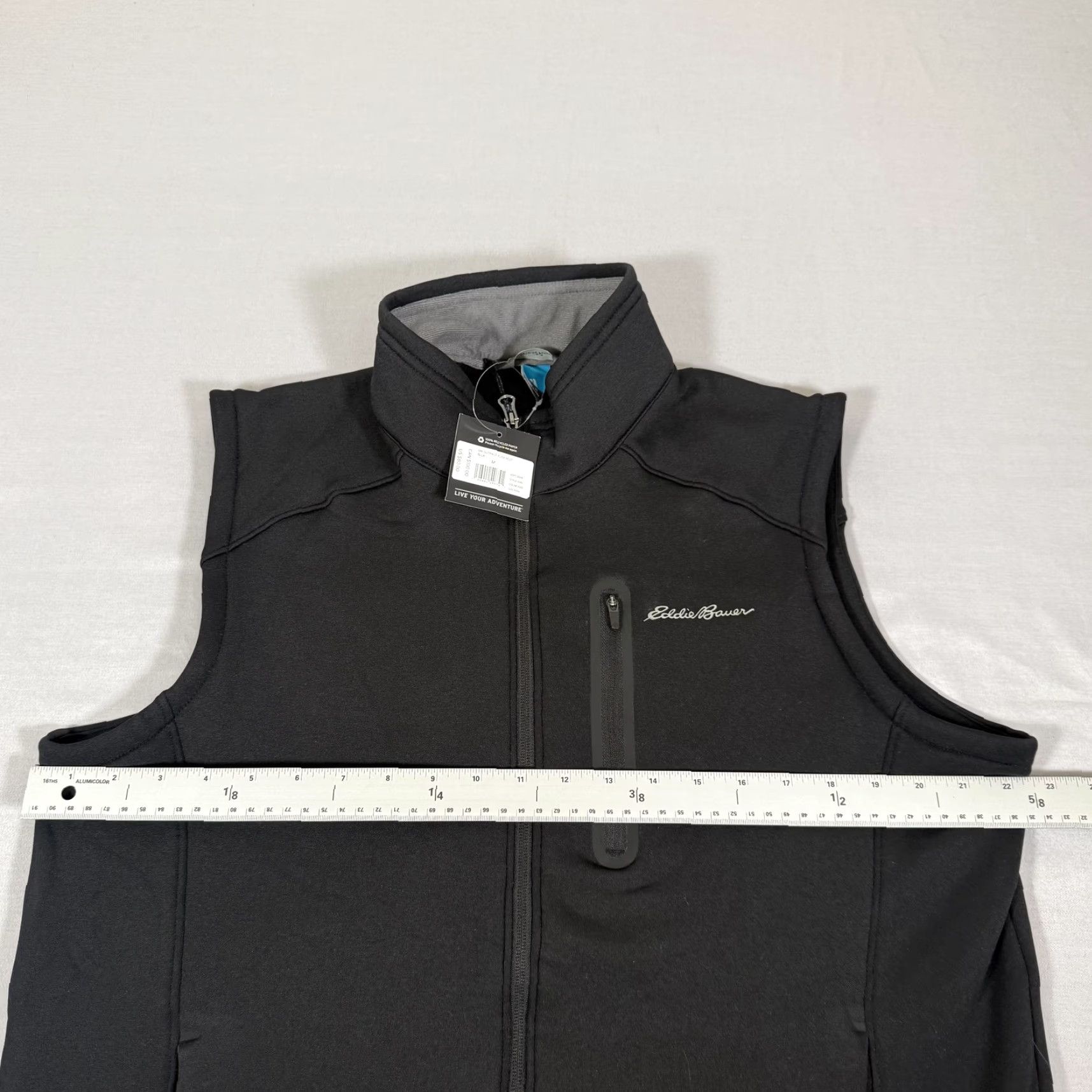 Eddie Bauer Eddie Bauer First Ascent Outpace Flex Vest Mens M Black Zip Up Lined Pockets Outdoor Hiking Outdoorwear Regular Fit Size US M / EU 48-50 / 2 - 5 Thumbnail