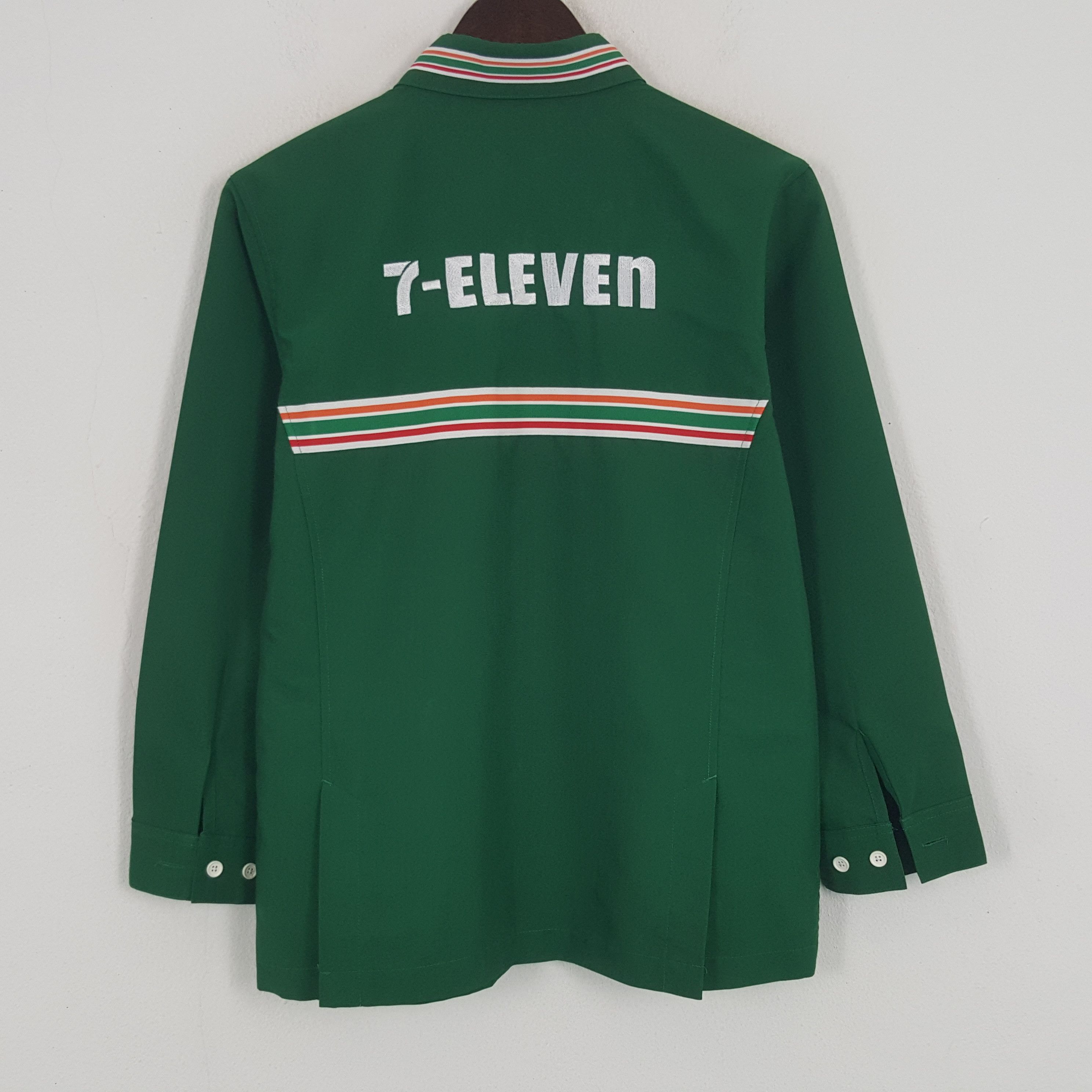 Japanese Brand × Vintage Vintage 7 Eleven Embroidery Logo Worker Uniform Jacket Size US S / EU 44-46 / 1 - 1 Thumbnail