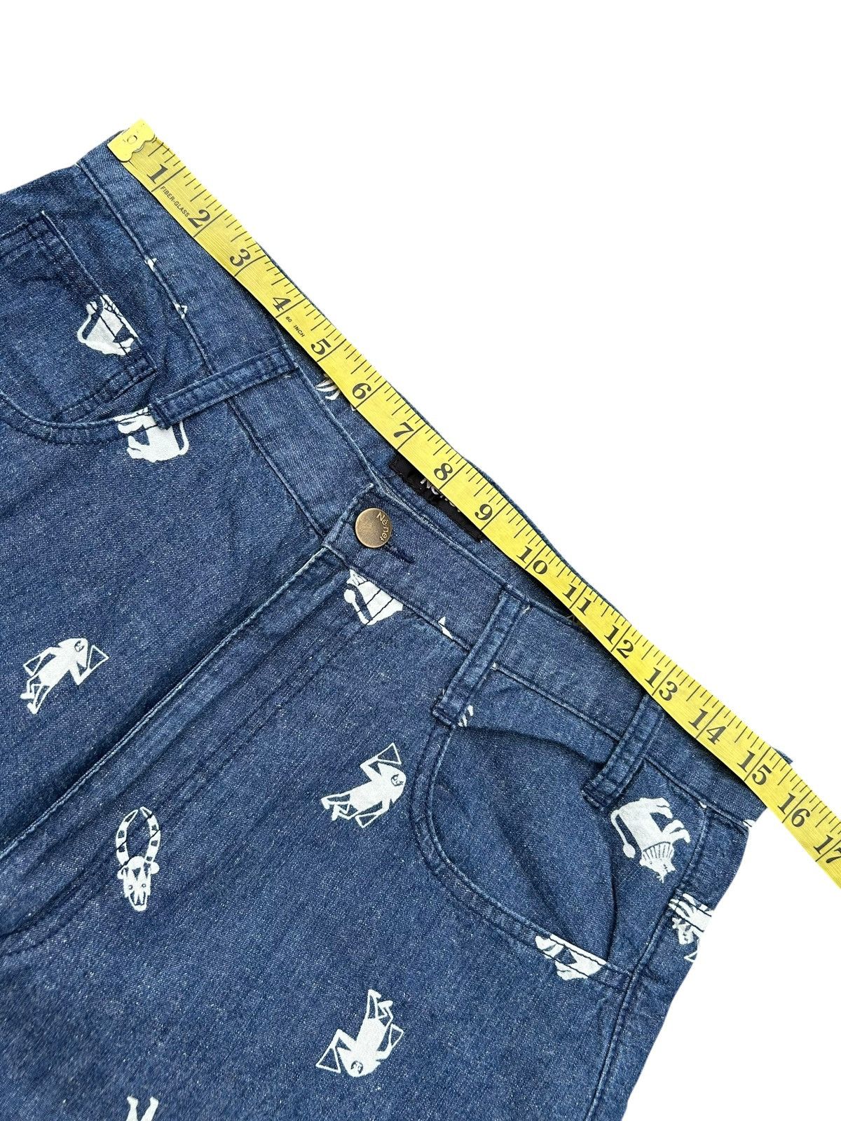 Ne-Net Nenet Issey Miyake Japanese Indigo Dye Full Print Pants Size US 31 - 10 Thumbnail