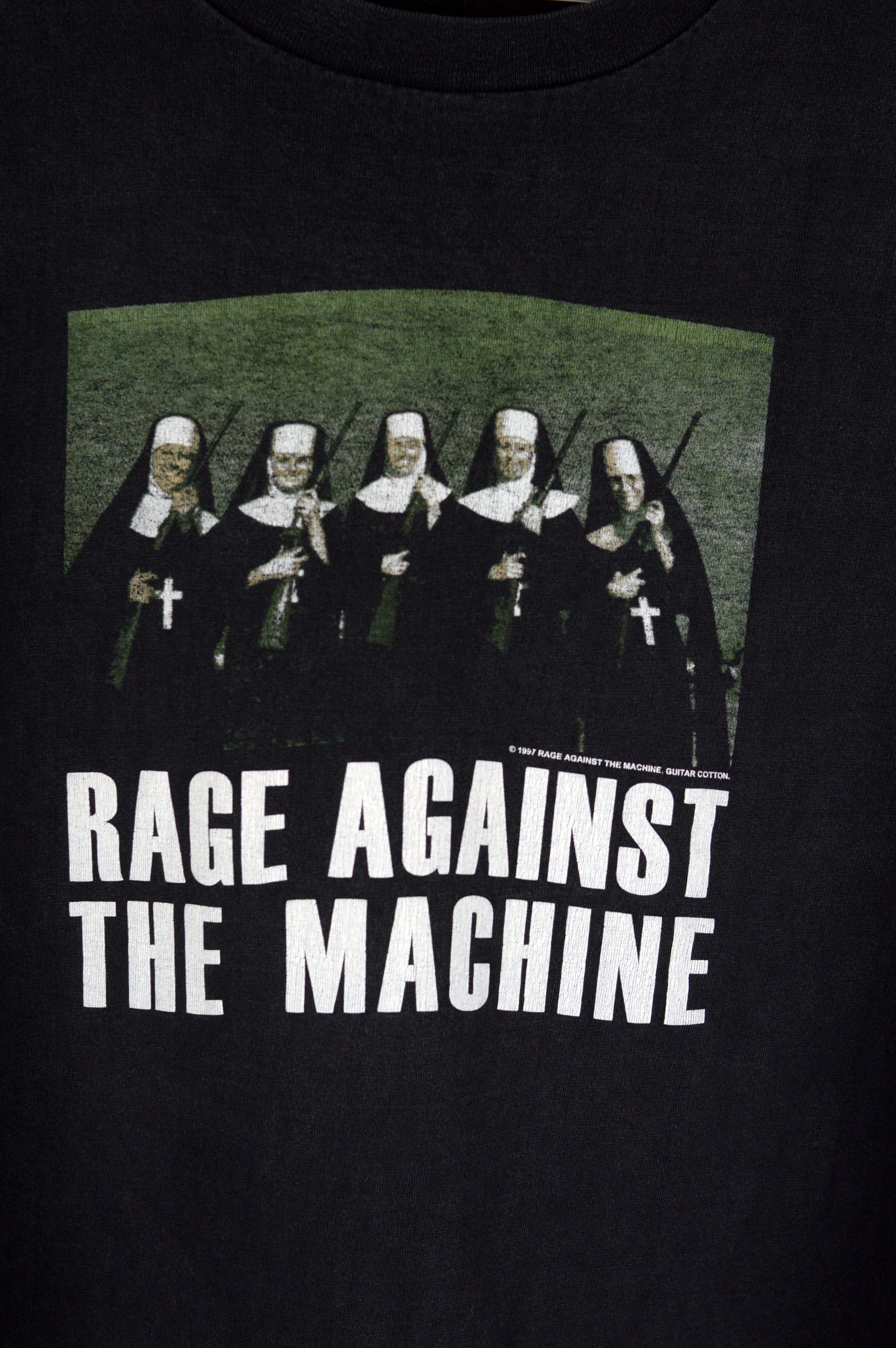 Rage Against The Machine × Vintage Vintage Rage Against The Machine Nuns With Guns 1997 t shirt Size US XL / EU 56 / 4 - 3 Thumbnail