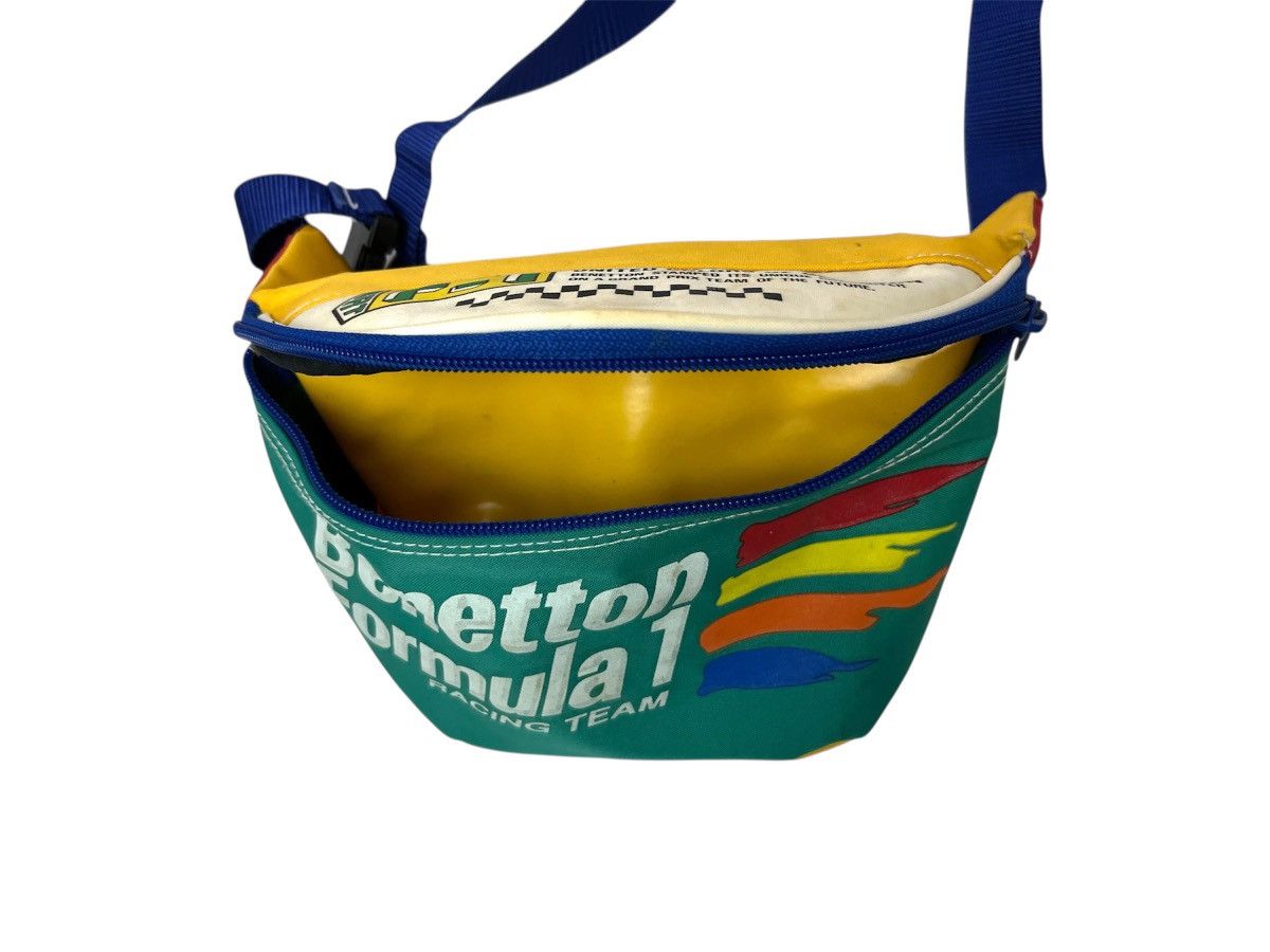 Benetton Vintage Benetton Formula 1 Racing Team Pouch Bag Size ONE SIZE - 11 Thumbnail
