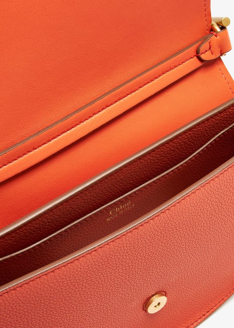Chloe o1loc1c0525 CHC24 Size: OS / Marcie Chain Flap Bag Orange Size ONE SIZE - 4 Thumbnail