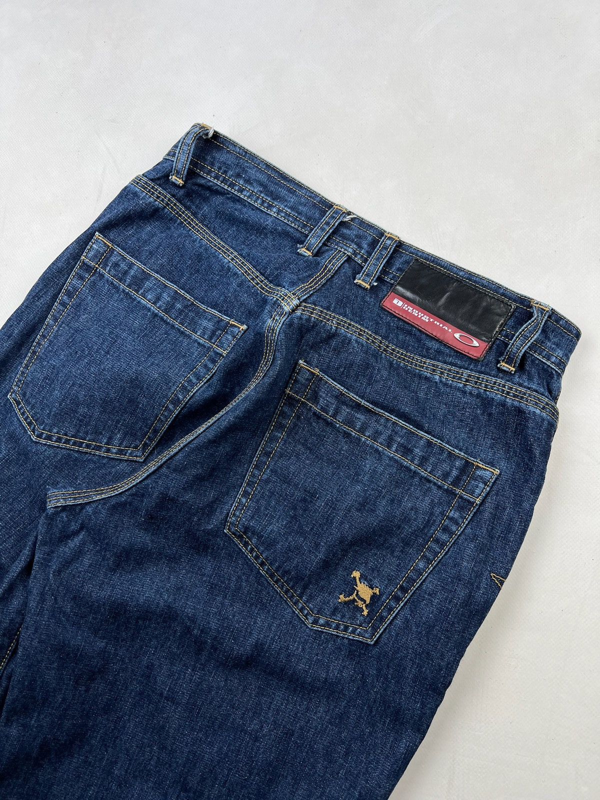 Oakley × Vintage Vintage Oakley industrial denim jeans 00s rare skull logo Size US 28 / EU 44 - 13 Thumbnail